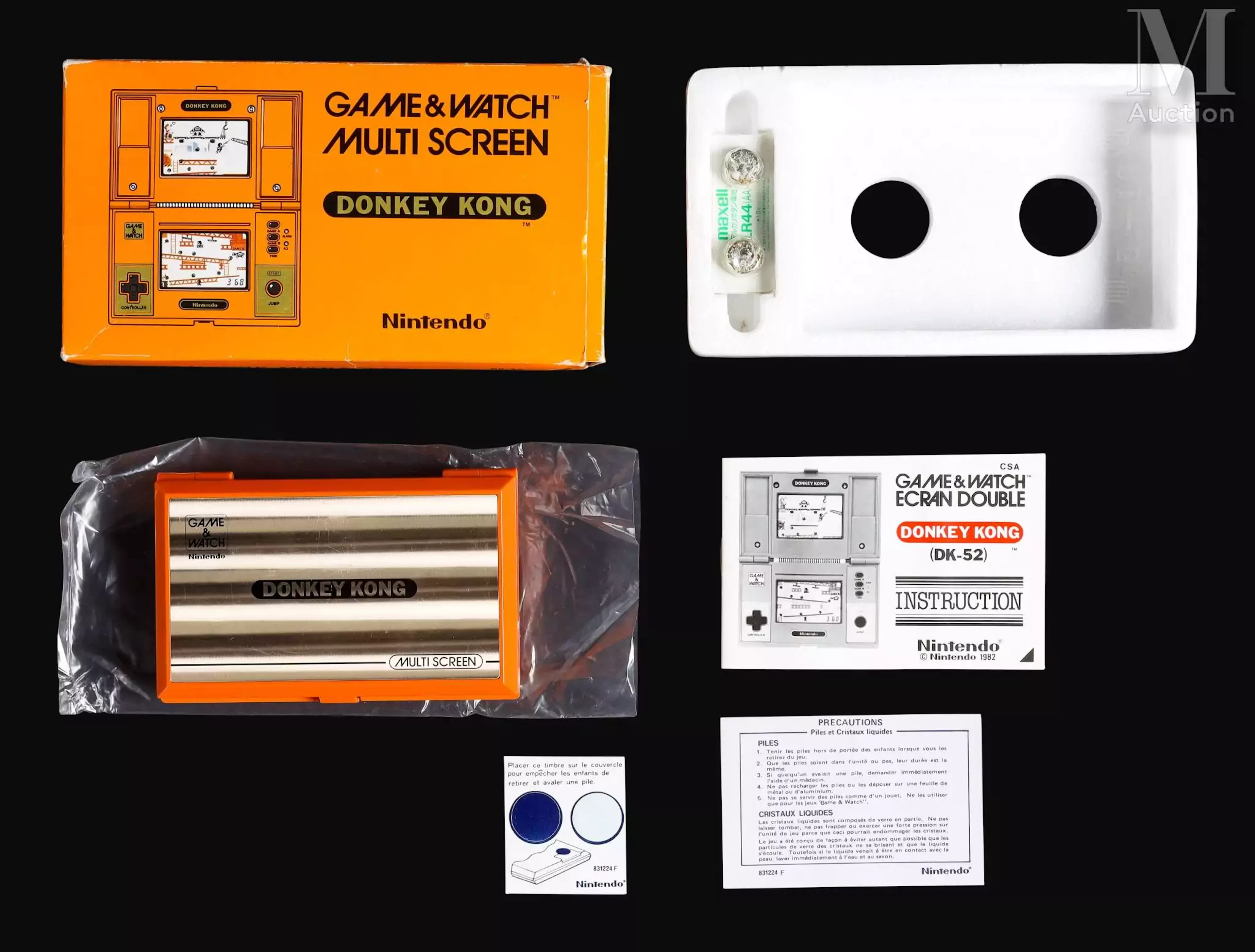 NINTENDO GAME & WATCH MULTI SCREEN Donkey-Kong (DK-52) - 1982