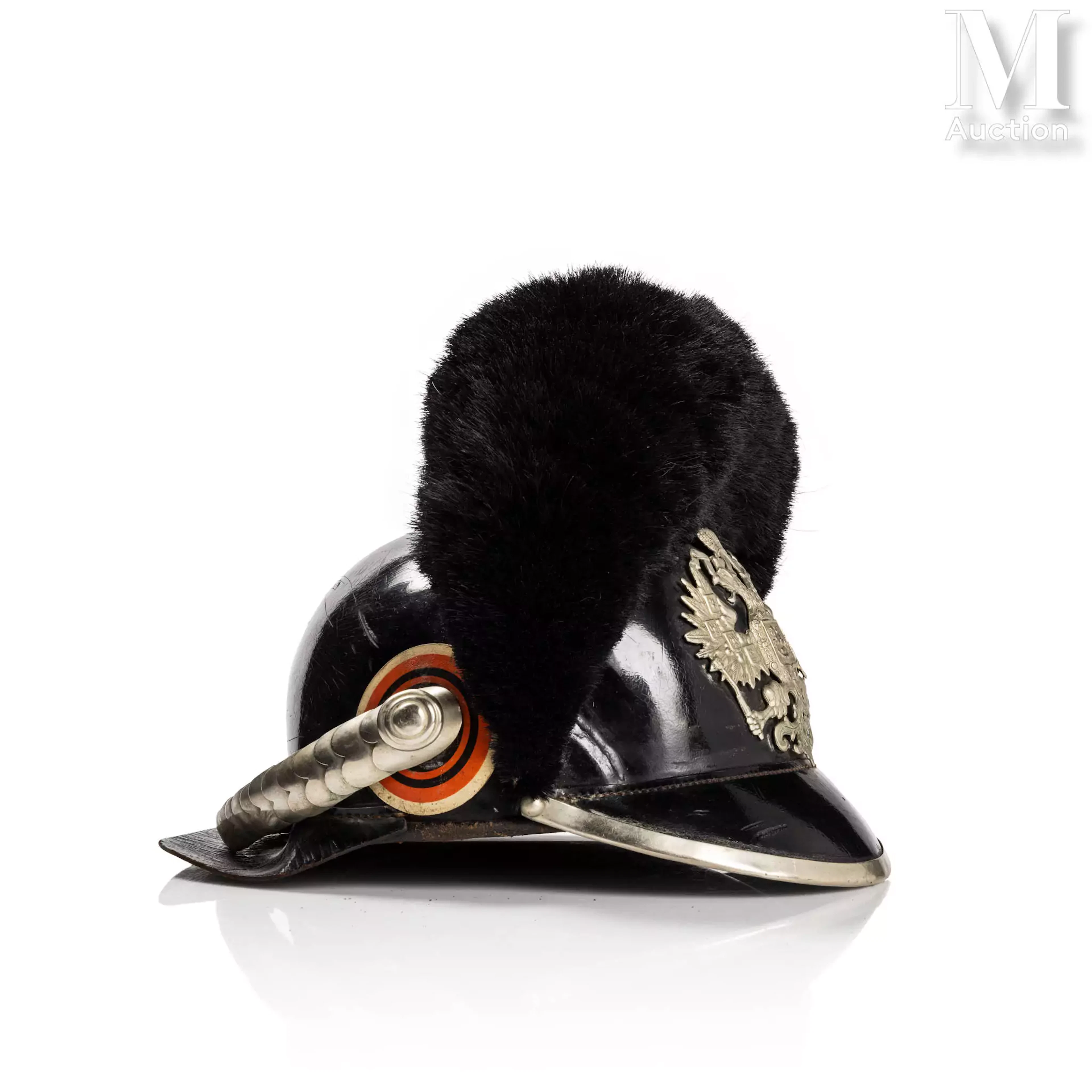 Casque de parade des rangs inférieurs des régiments de dragons qui