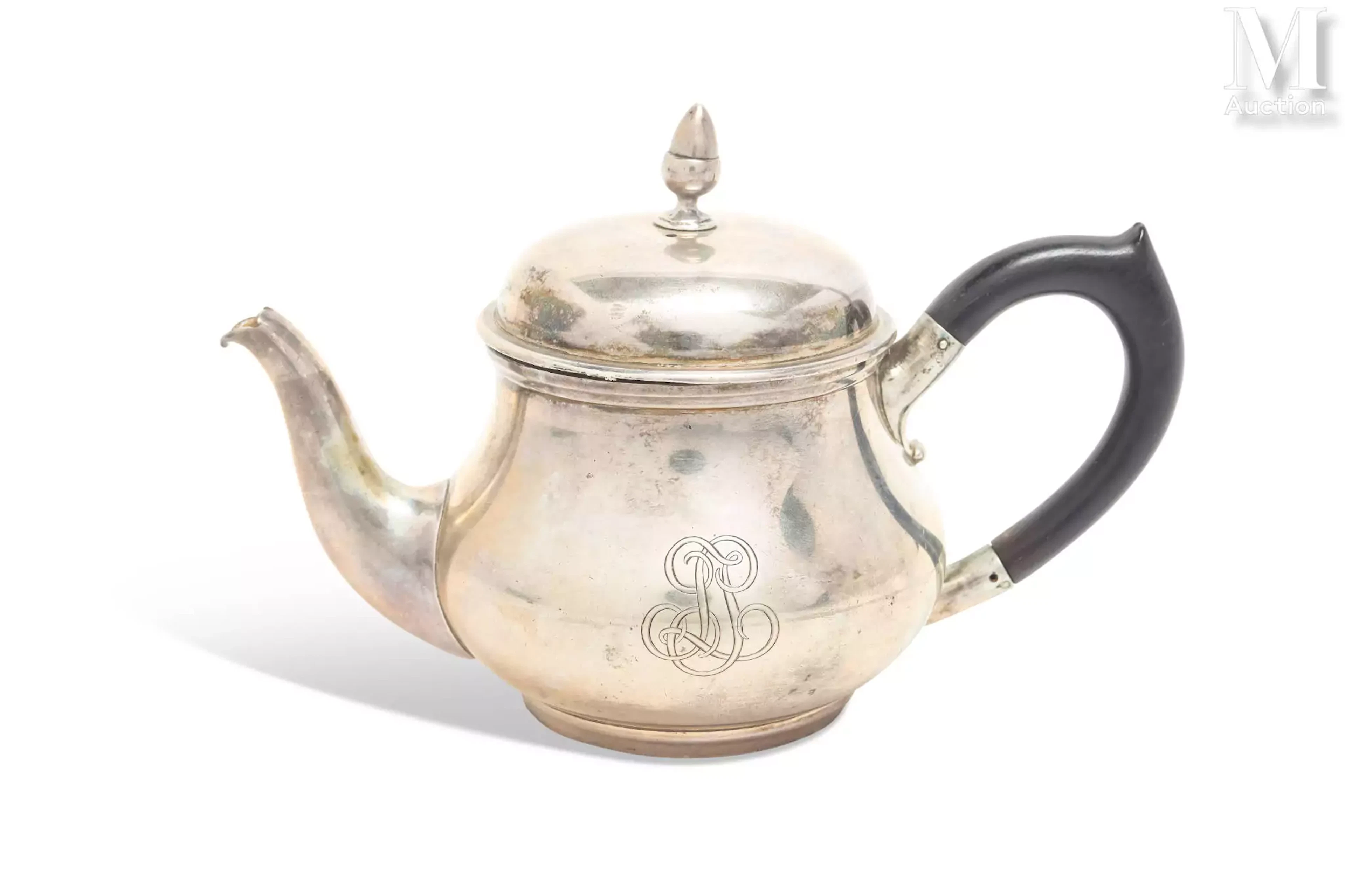 Théière égoïste en argent;