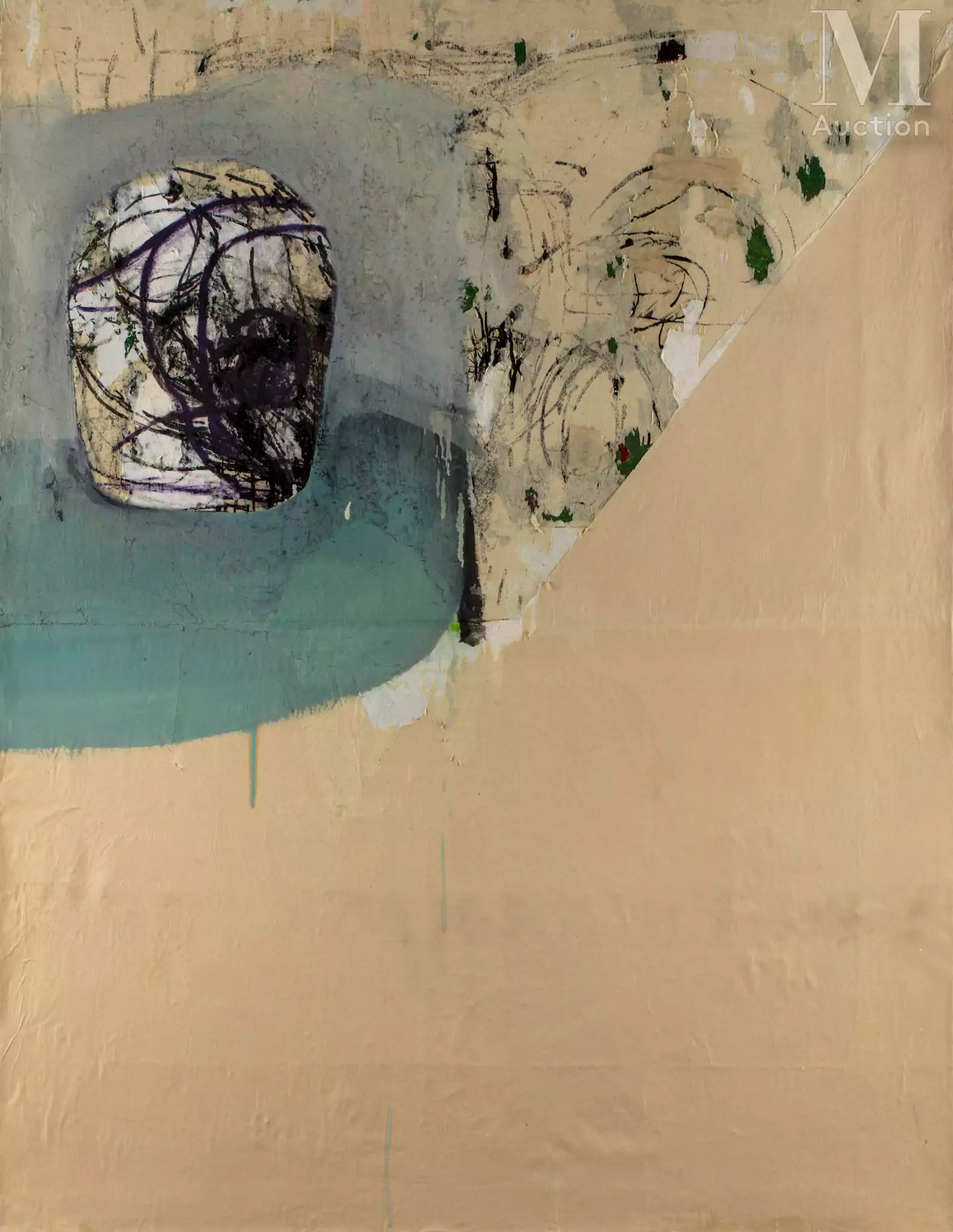 Stéphane GUENIER (né en 1970) Crâne dans un bassin, 2007