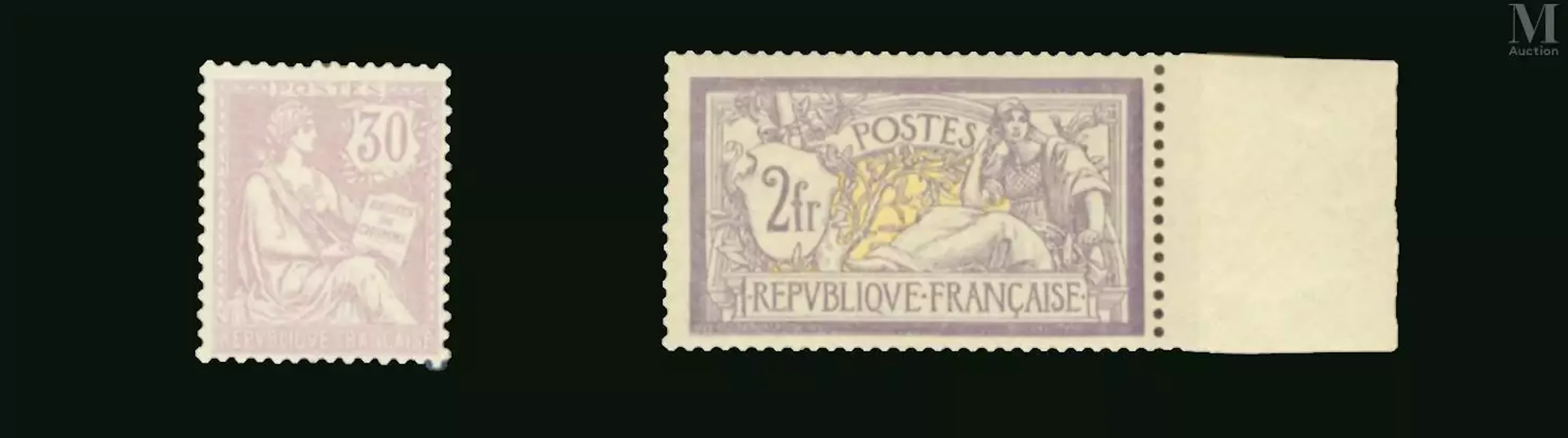 Collection présentée en 8 classeurs LINDNER
