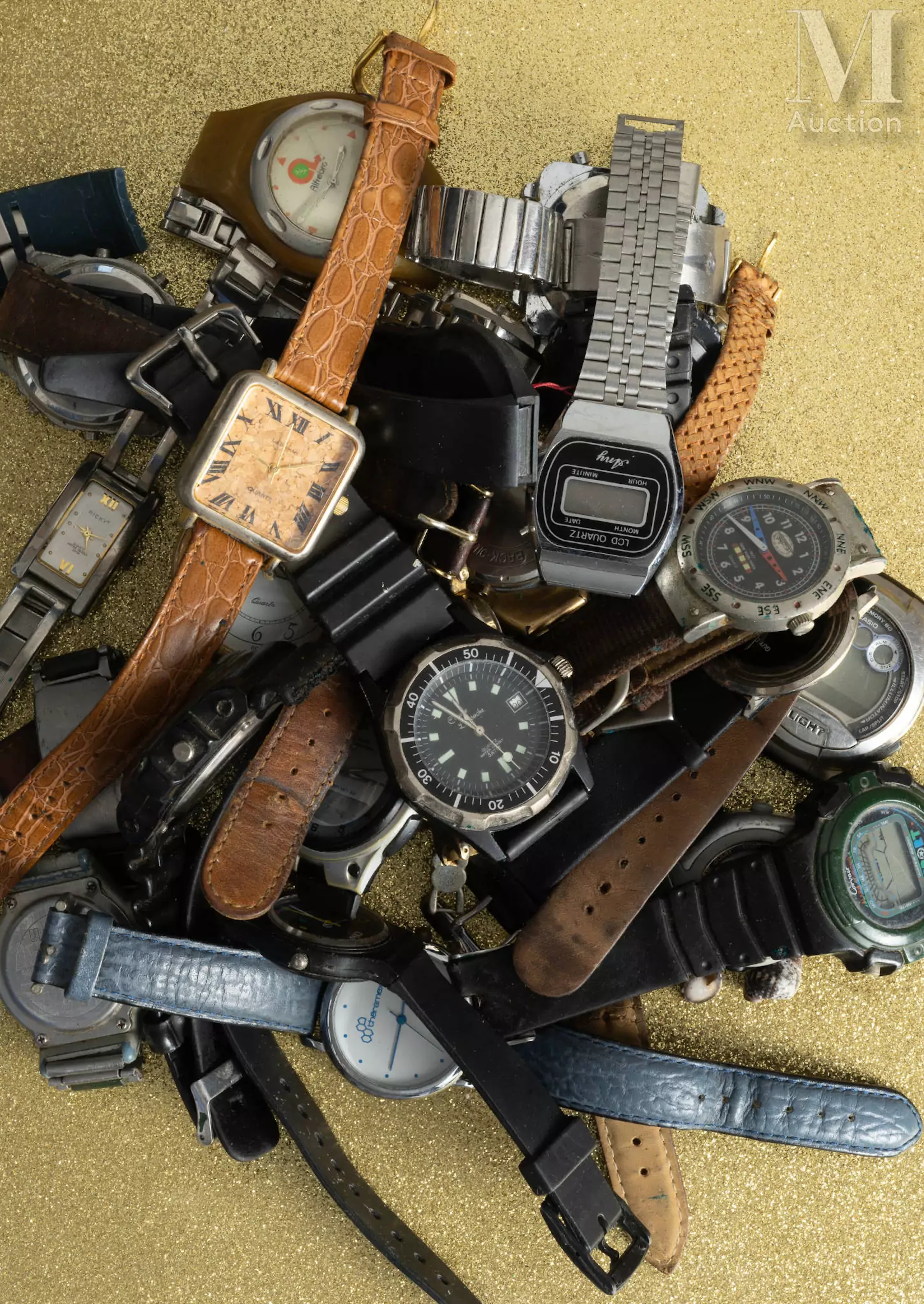 Lot en vrac de montres diverses