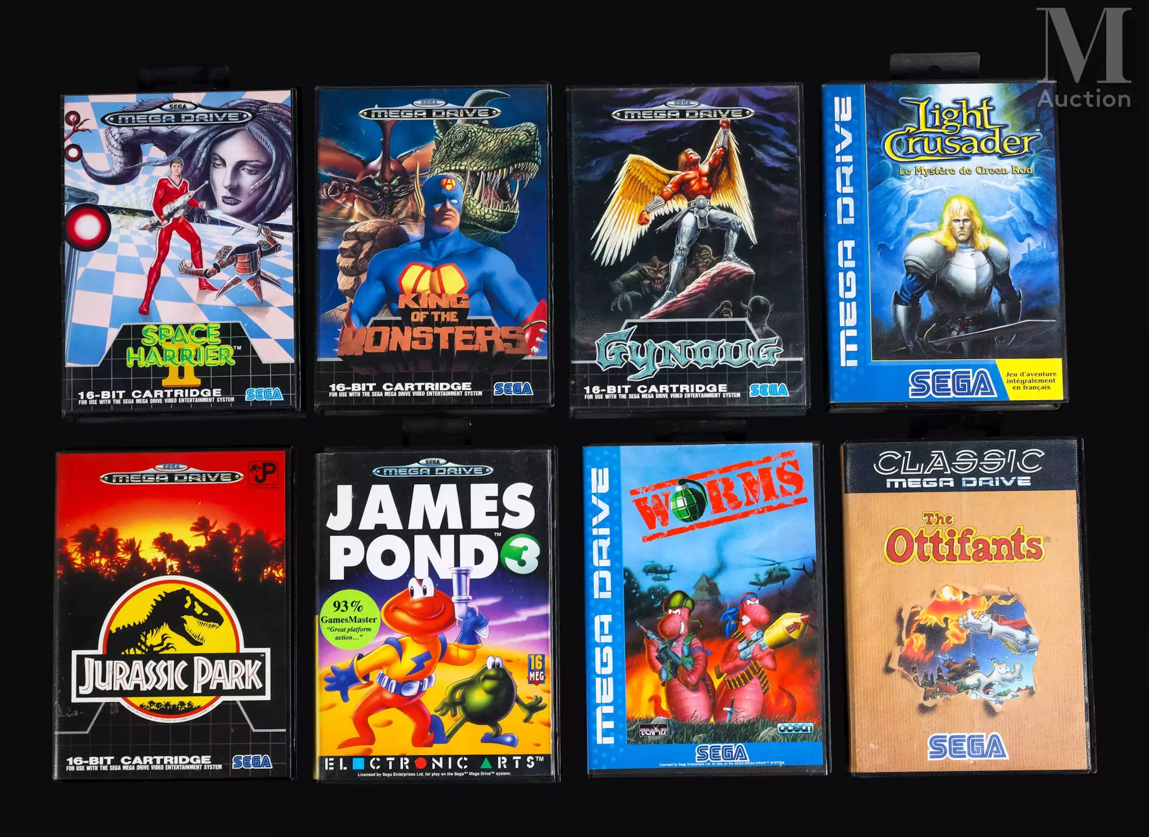 SEGA MEGADRIVE PAL Lot de x8 jeux Megadrive