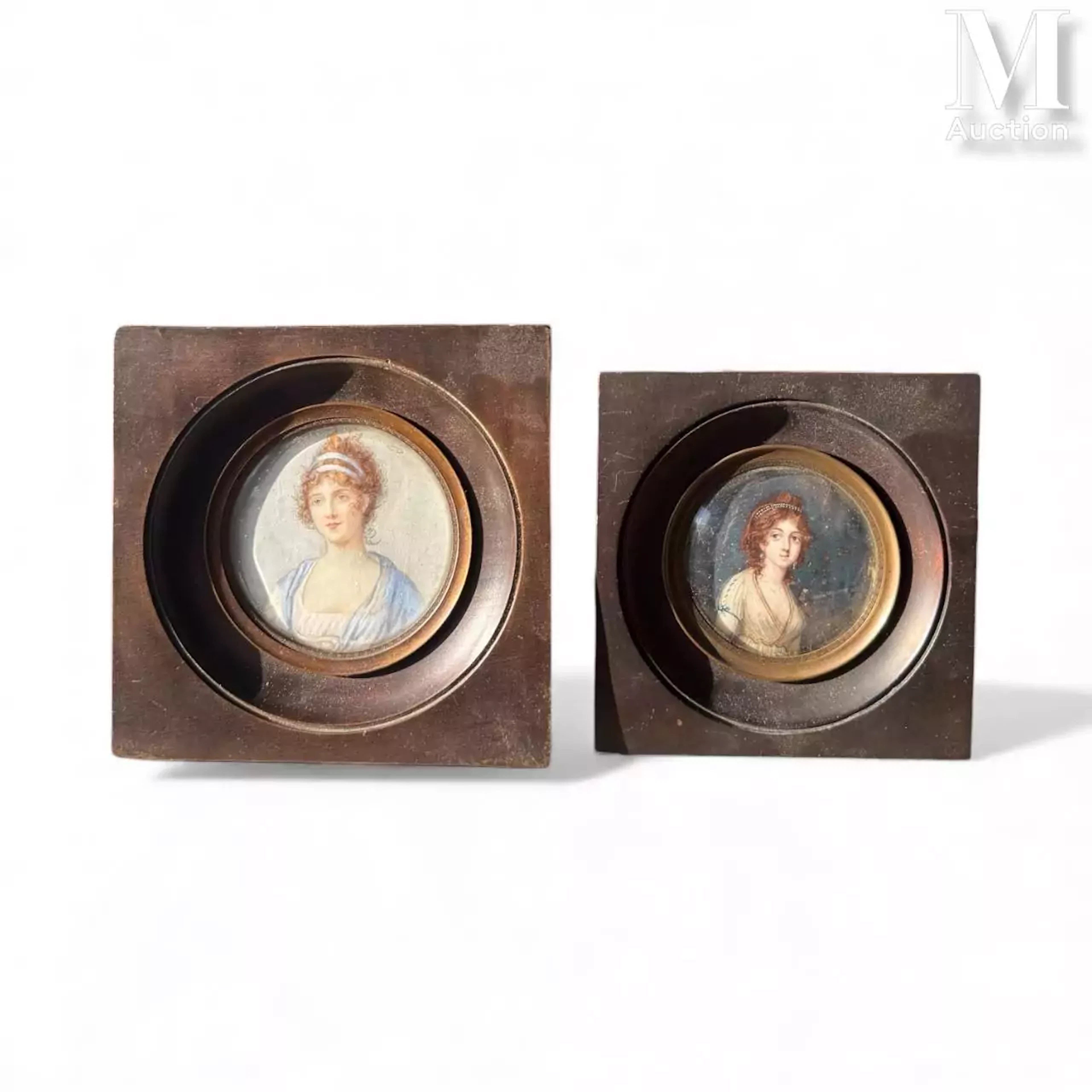 LOT DE DEUX MINIATURES