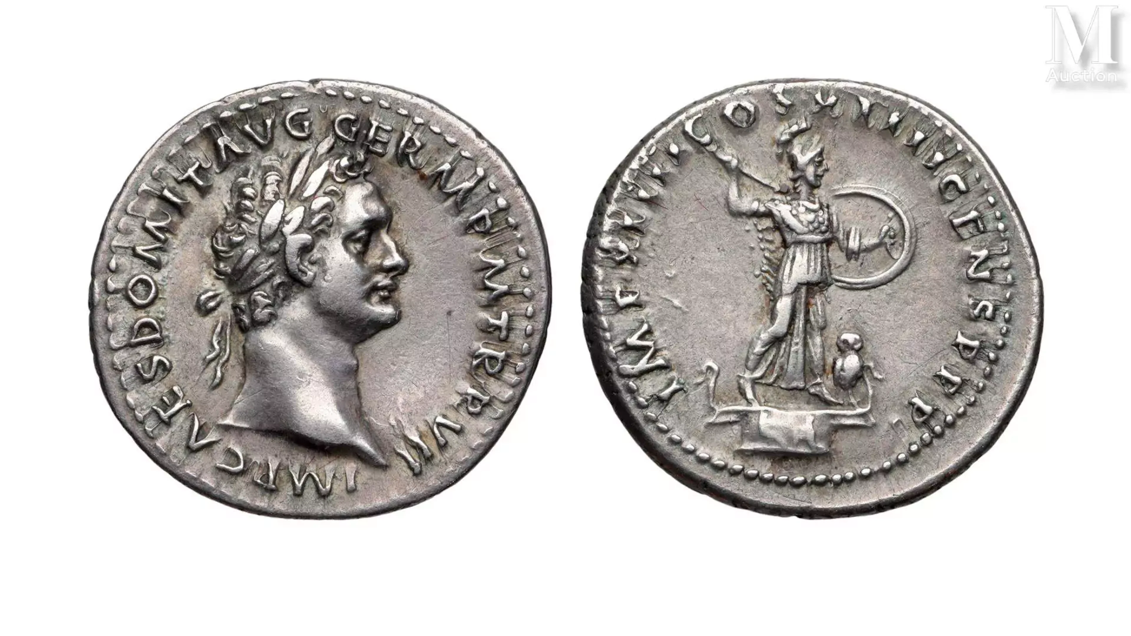 Domitien 81-96 ap. JC. Denier AR. Rome.