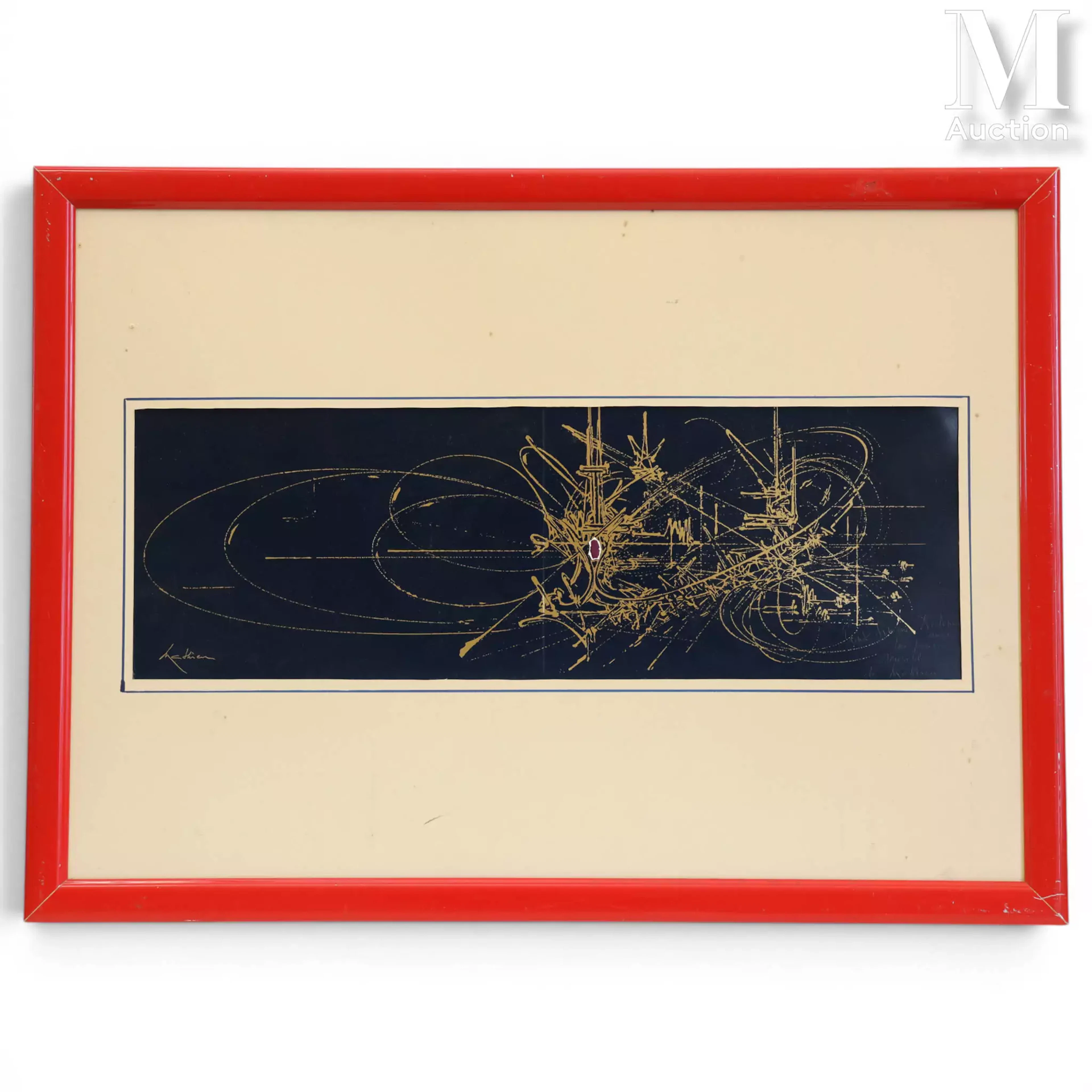 MATHIEU Georges (1921-2012) Impression