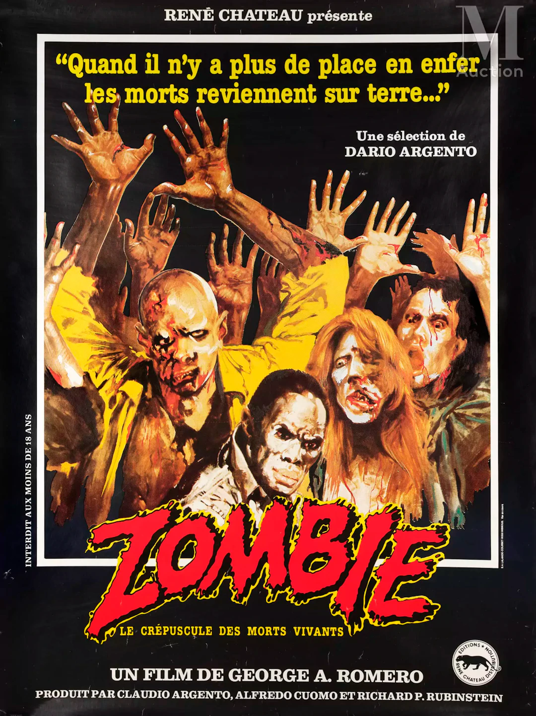 ZOMBIE (Zombi) Trois affiches