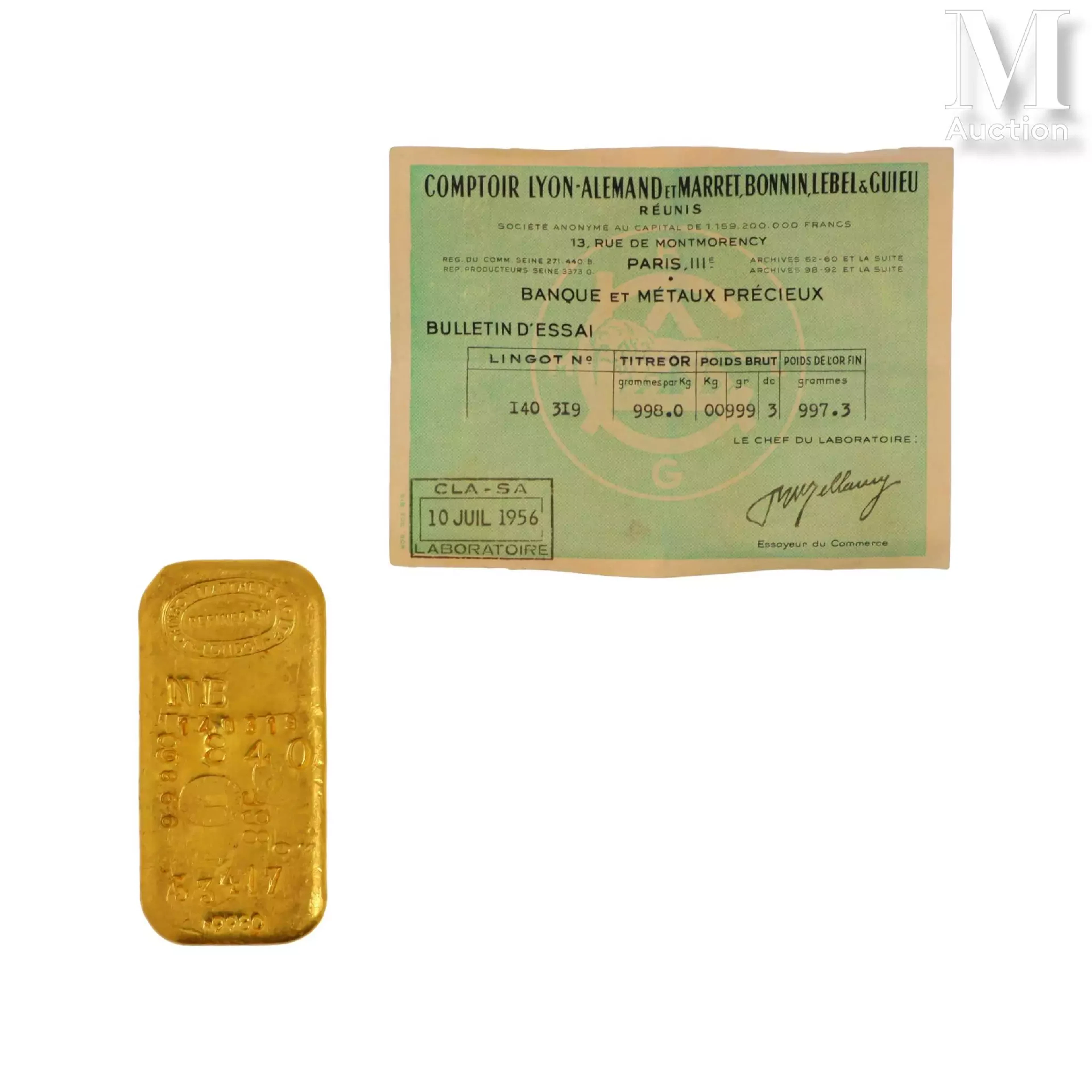 Lingot d'or