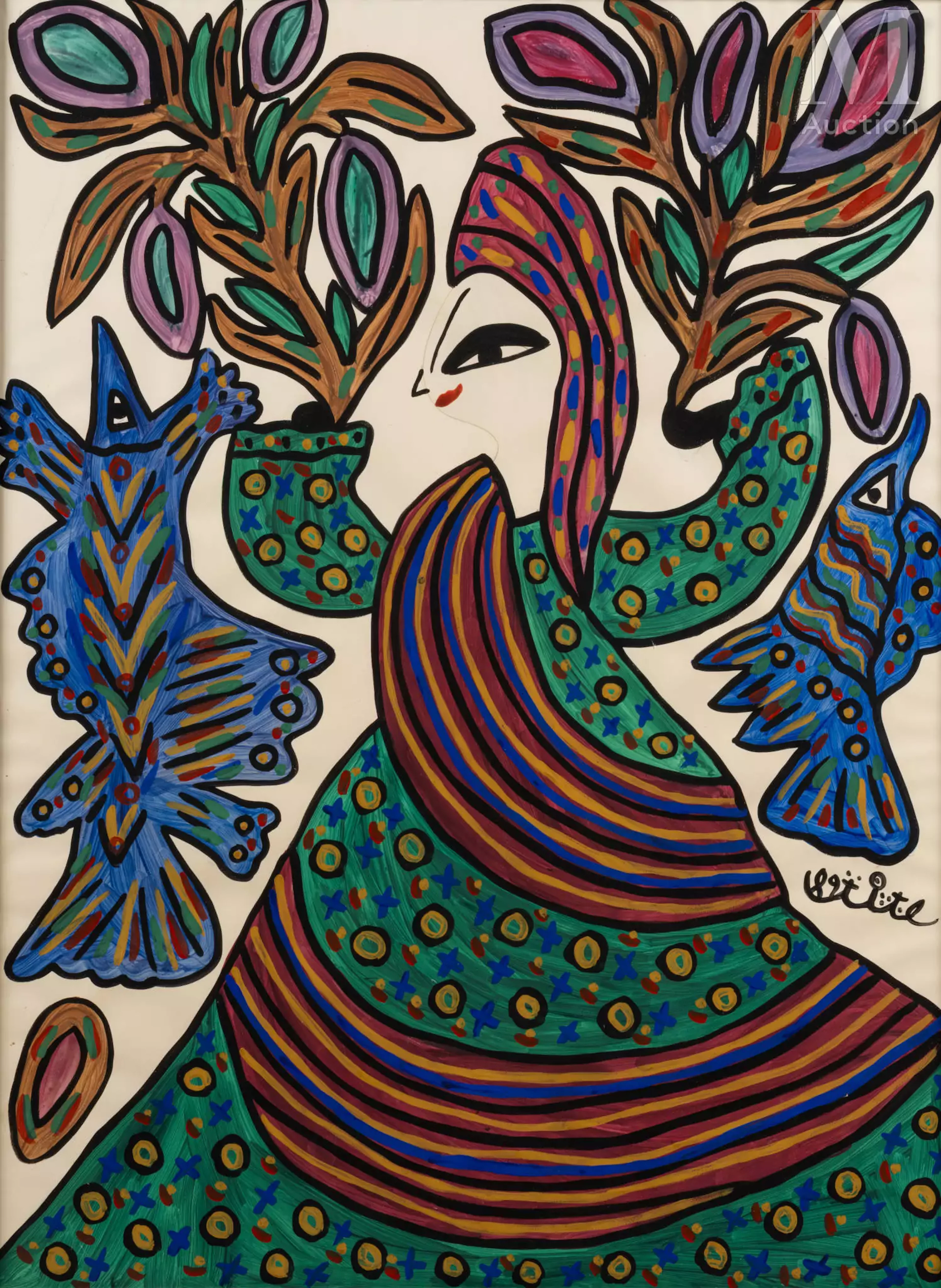 BAYA (Fatma Haddad Mahieddine) (Algérie, Bordj el Kiffan 1931 - Blida