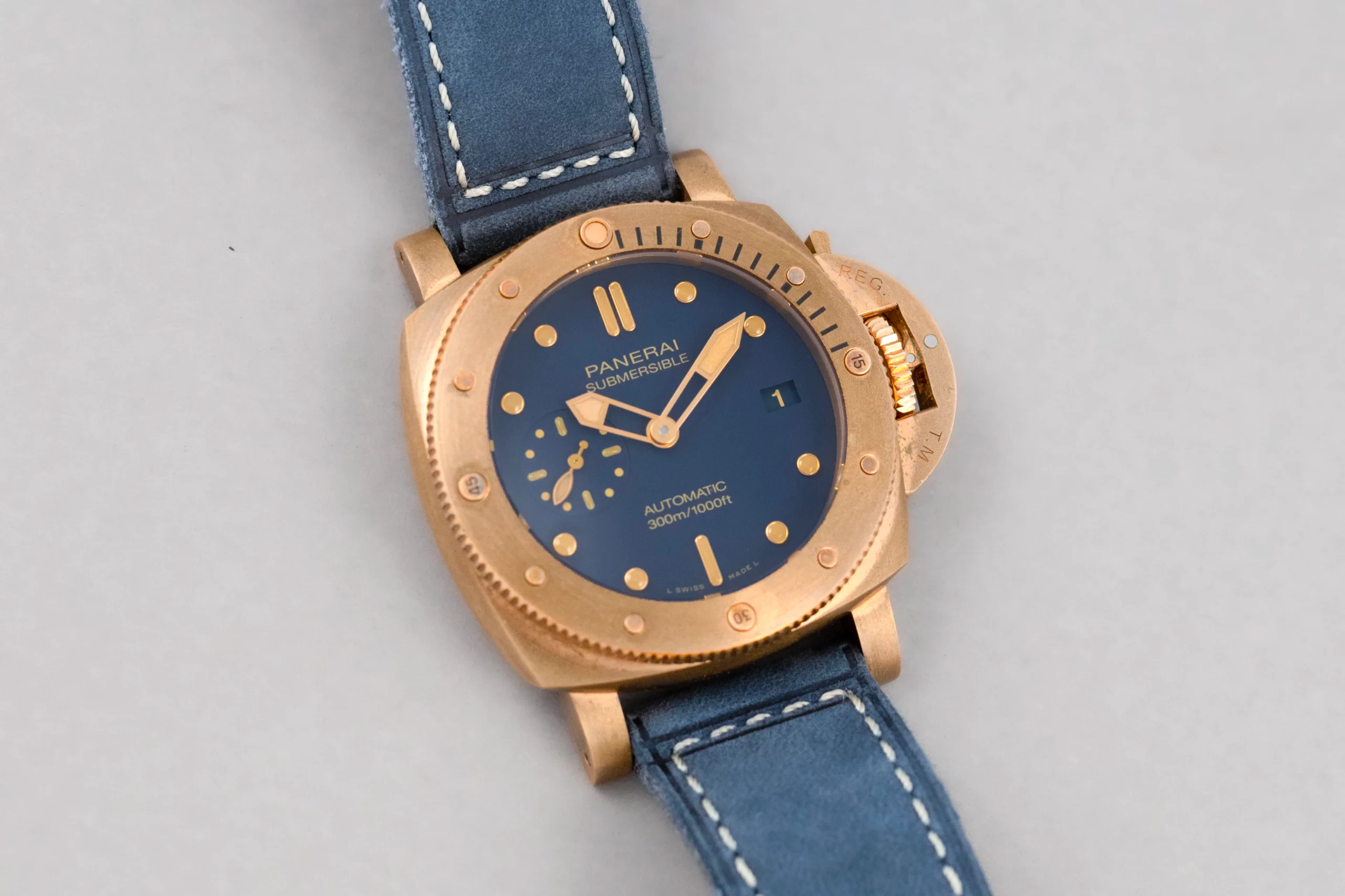Submersible Bronzo Blue Abisso