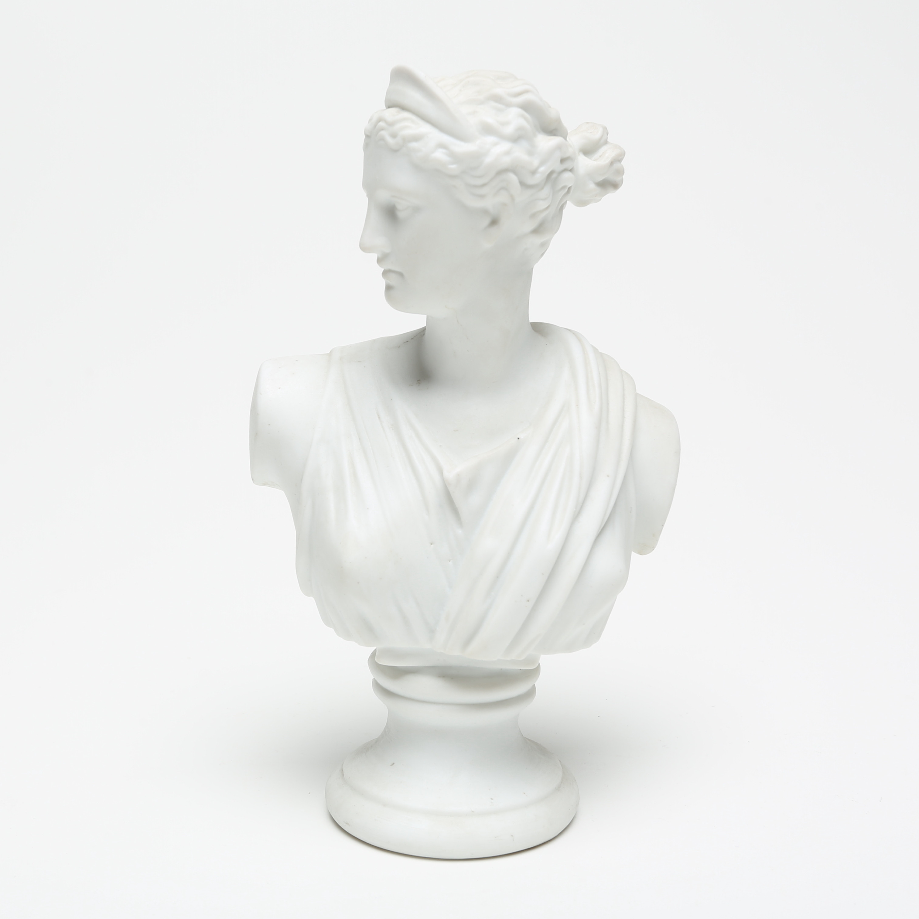 SKULPTUR, Venus, parian, osignerad.