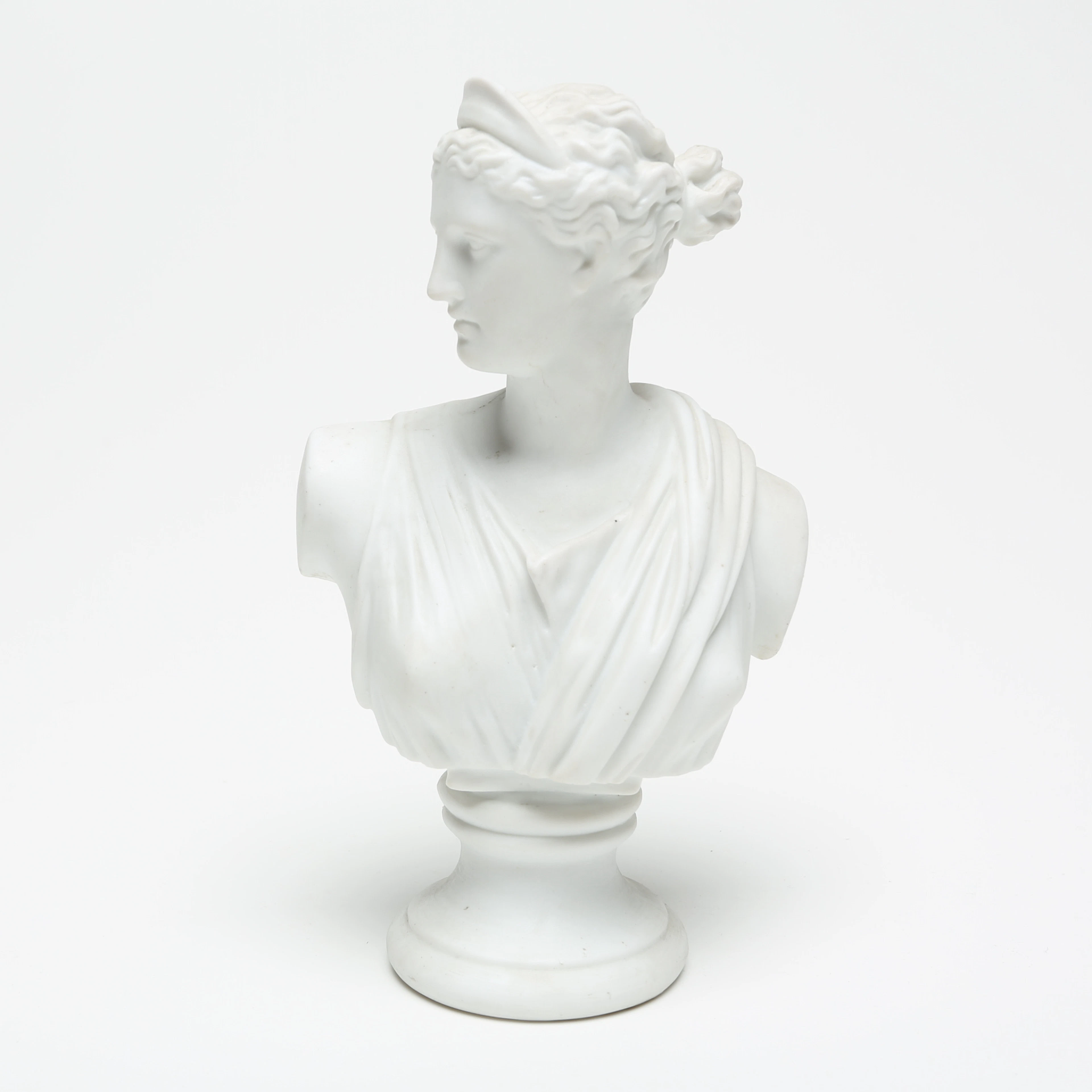 SKULPTUR, Venus, parian, osignerad.