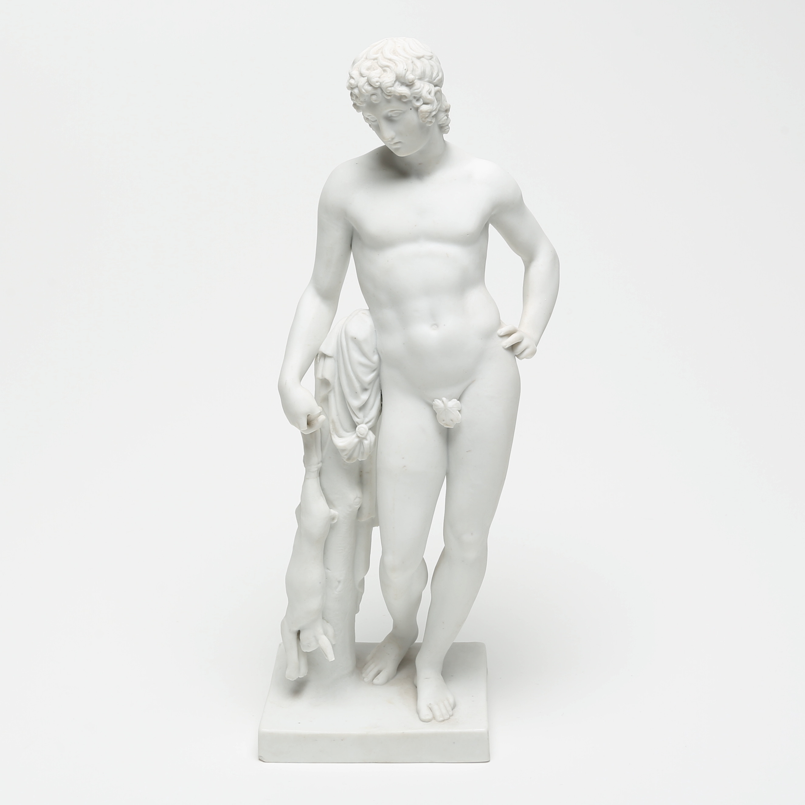 SKULPTUR, parian, Kunglig Dansk, 1800-tal.