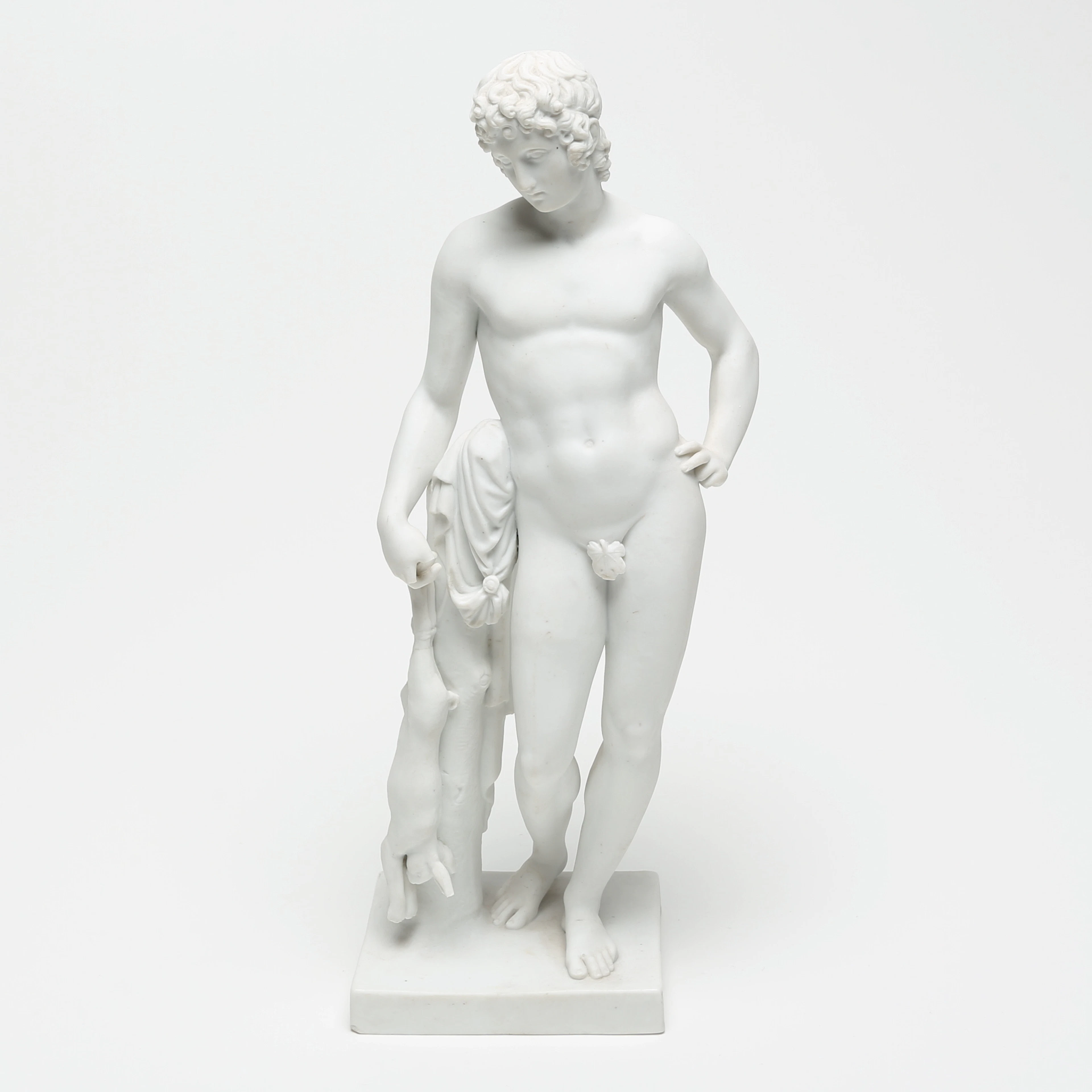 SKULPTUR, parian, Kunglig Dansk, 1800-tal.