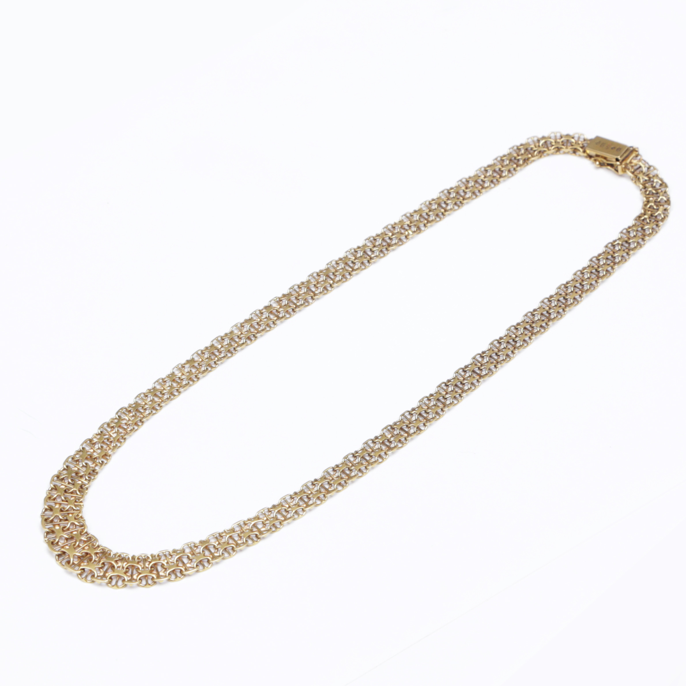 COLLIER, 18 k, guld.