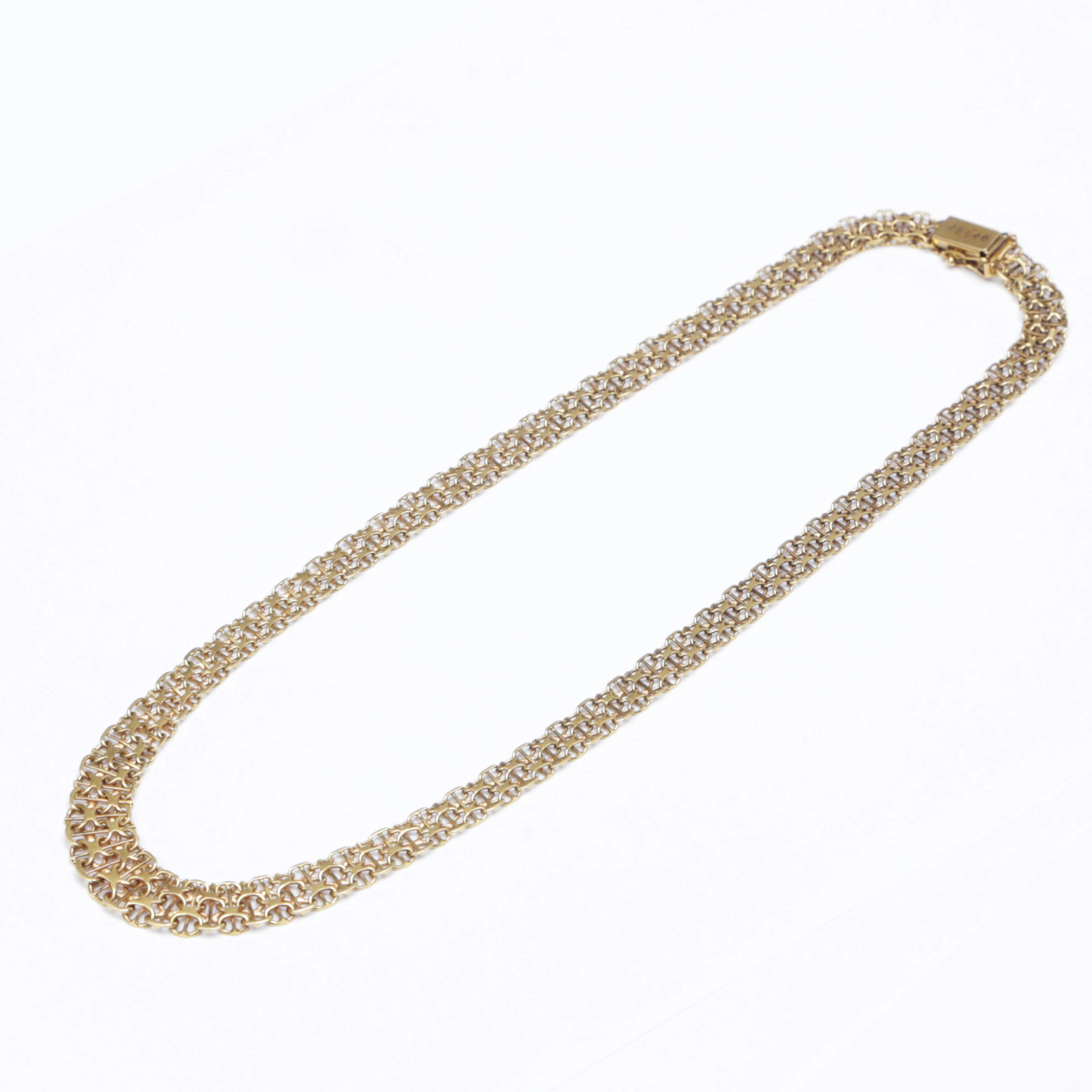 COLLIER, 18 k, guld.