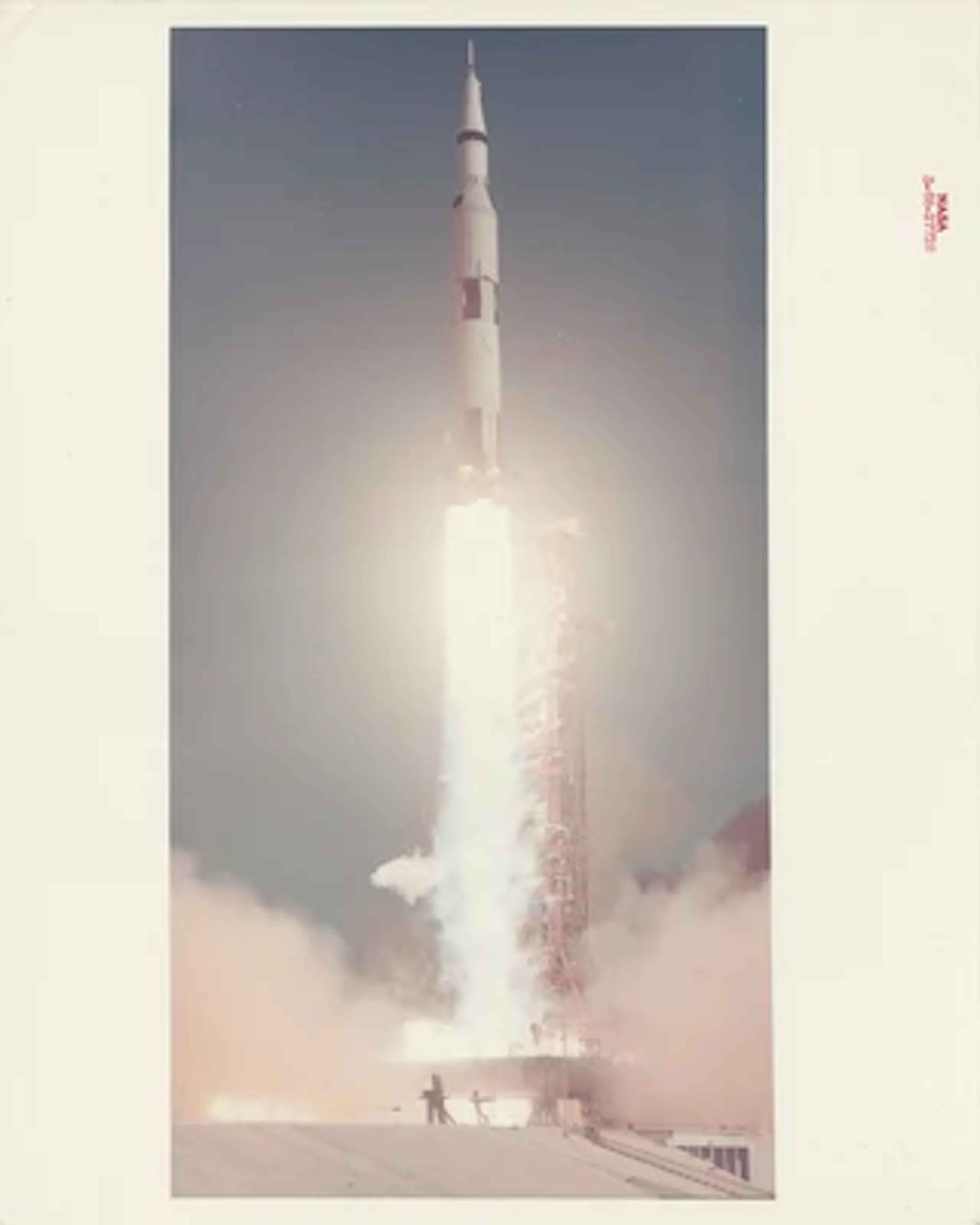 APOLLO 6 - The Saturn V Moon Rocket Thunders into the Sky