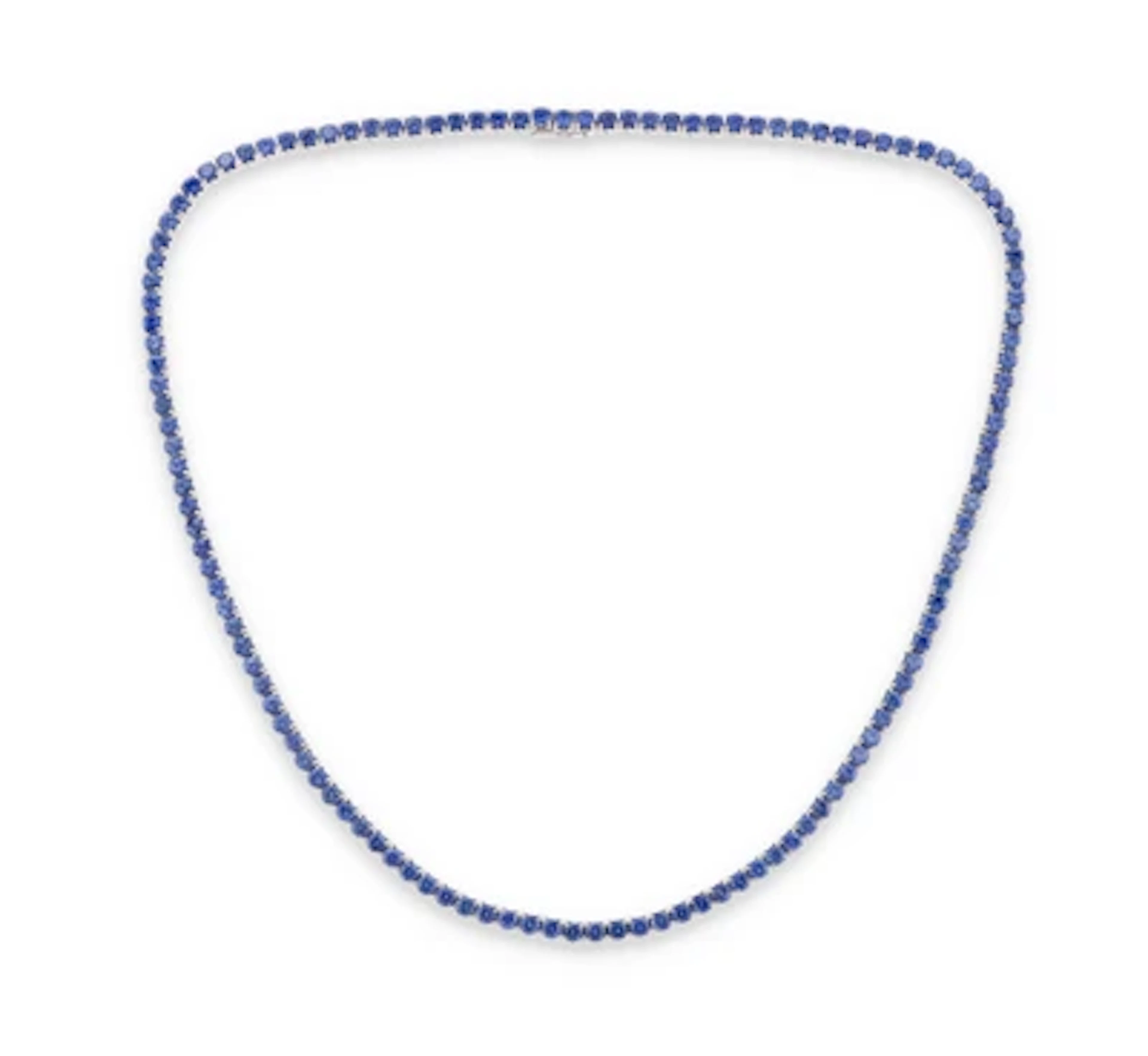 Cartier sapphire rivière necklace