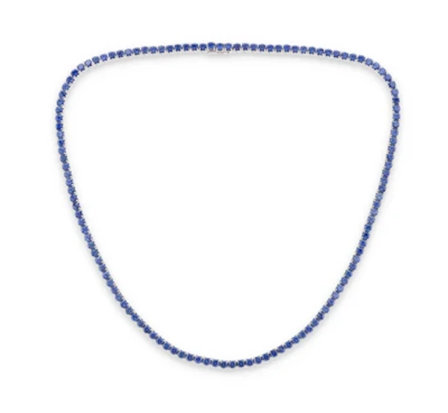 Cartier sapphire rivière necklace