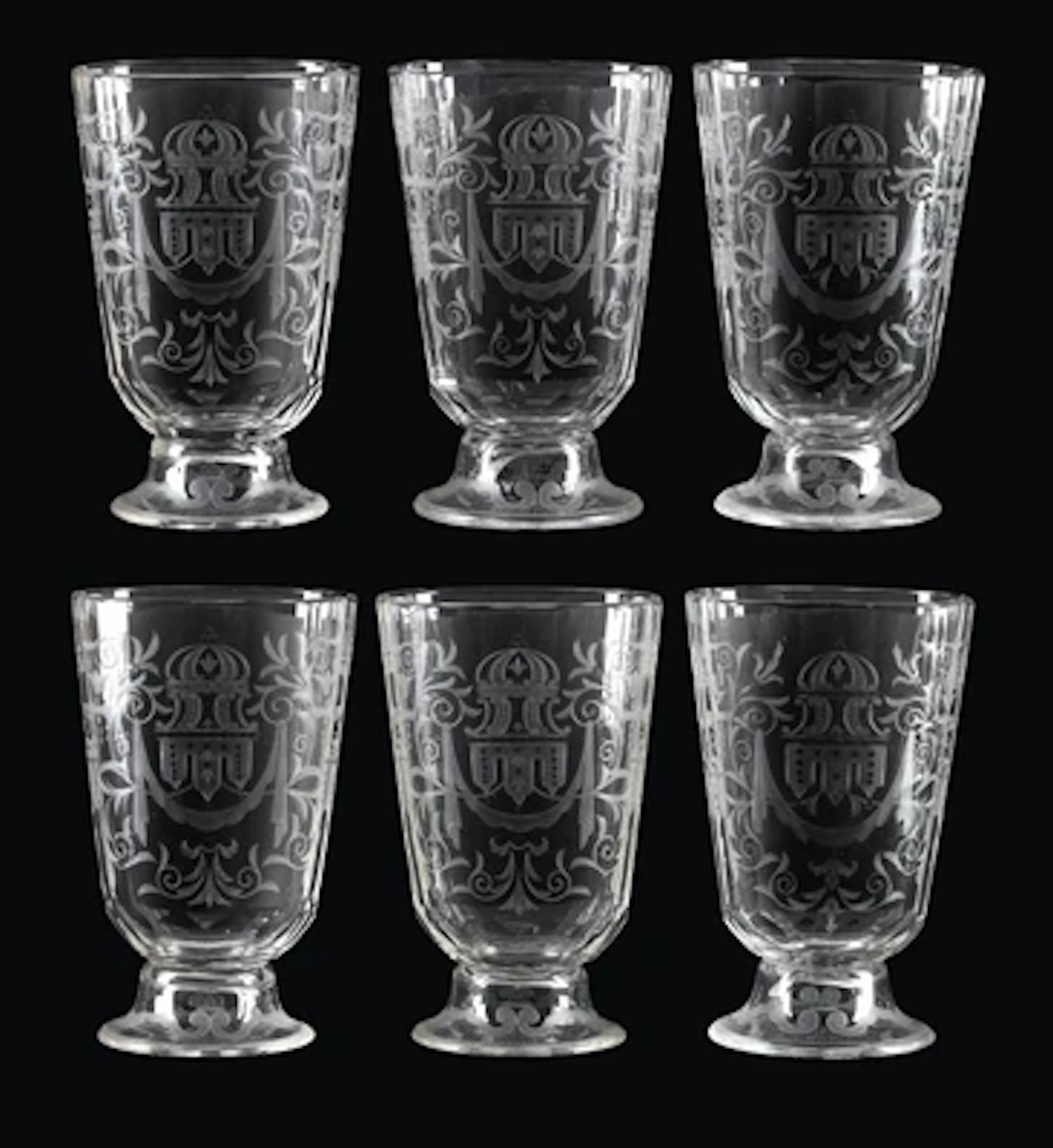 Sechs Wassergläser, TS 206 Maria Theresia, J. & L. Lobmeyr, Wien