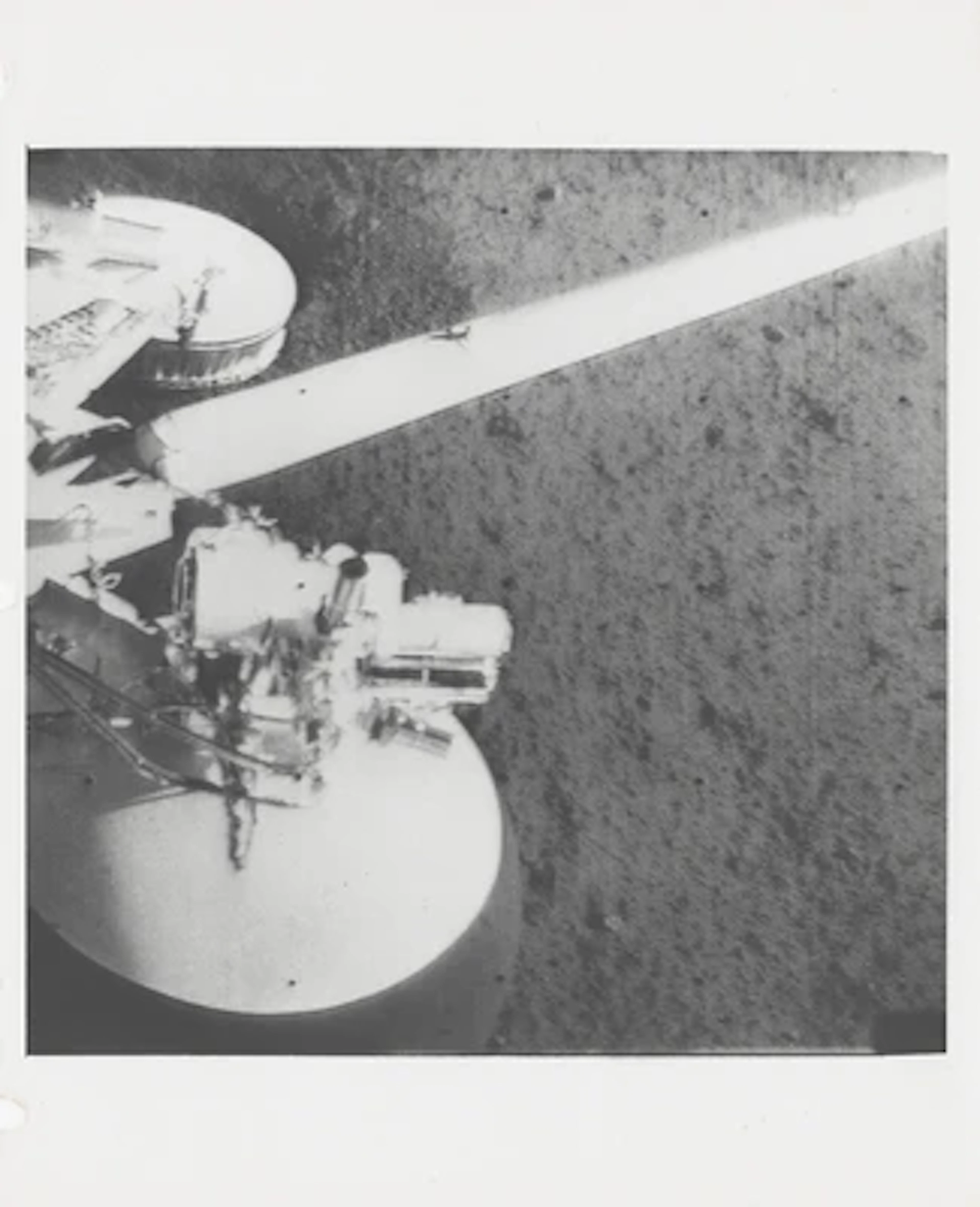 SURVEYOR I - The First American Photograph on the Moon