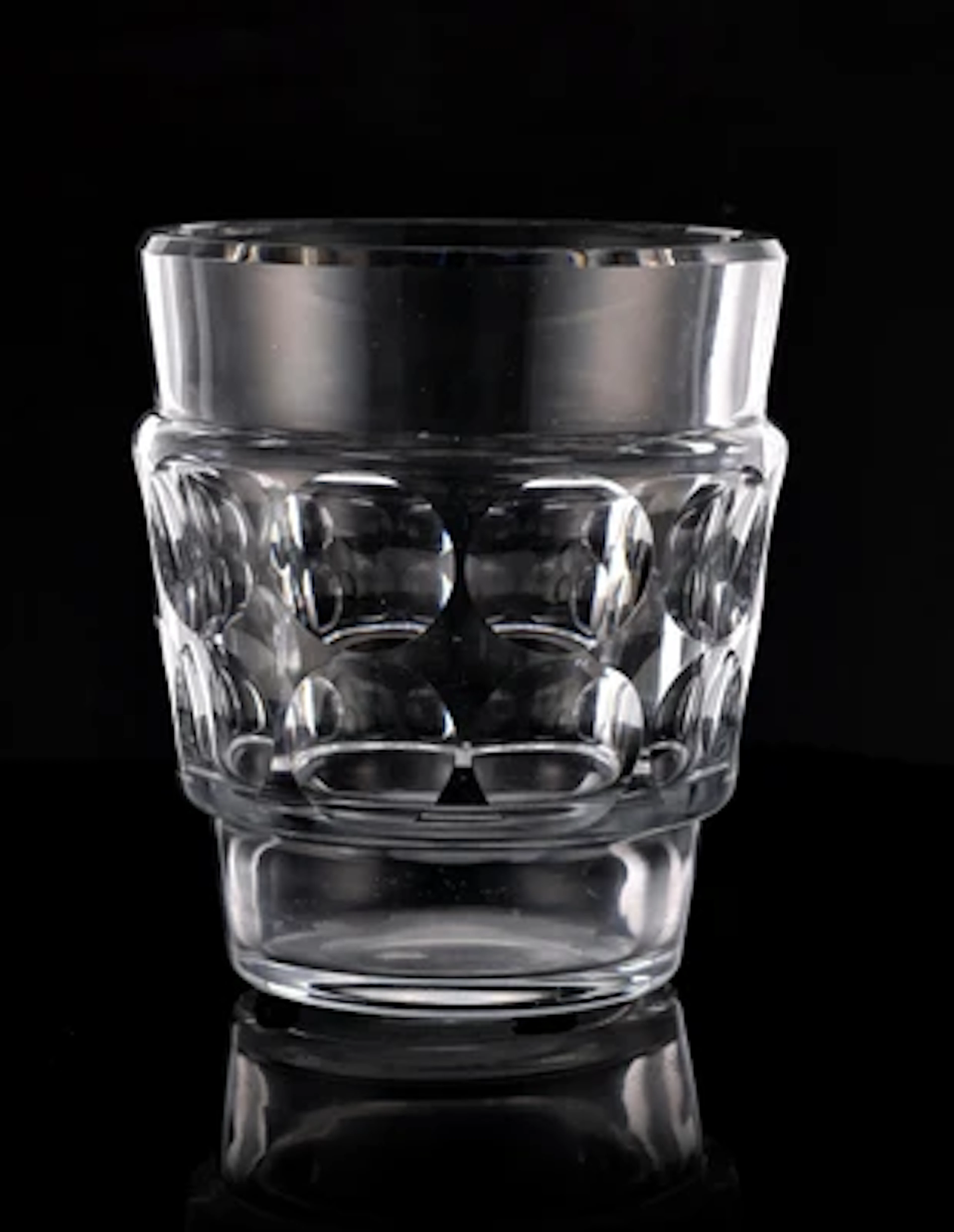Vase (Sektkühler) "Pontil", Baccarat, Frankreich