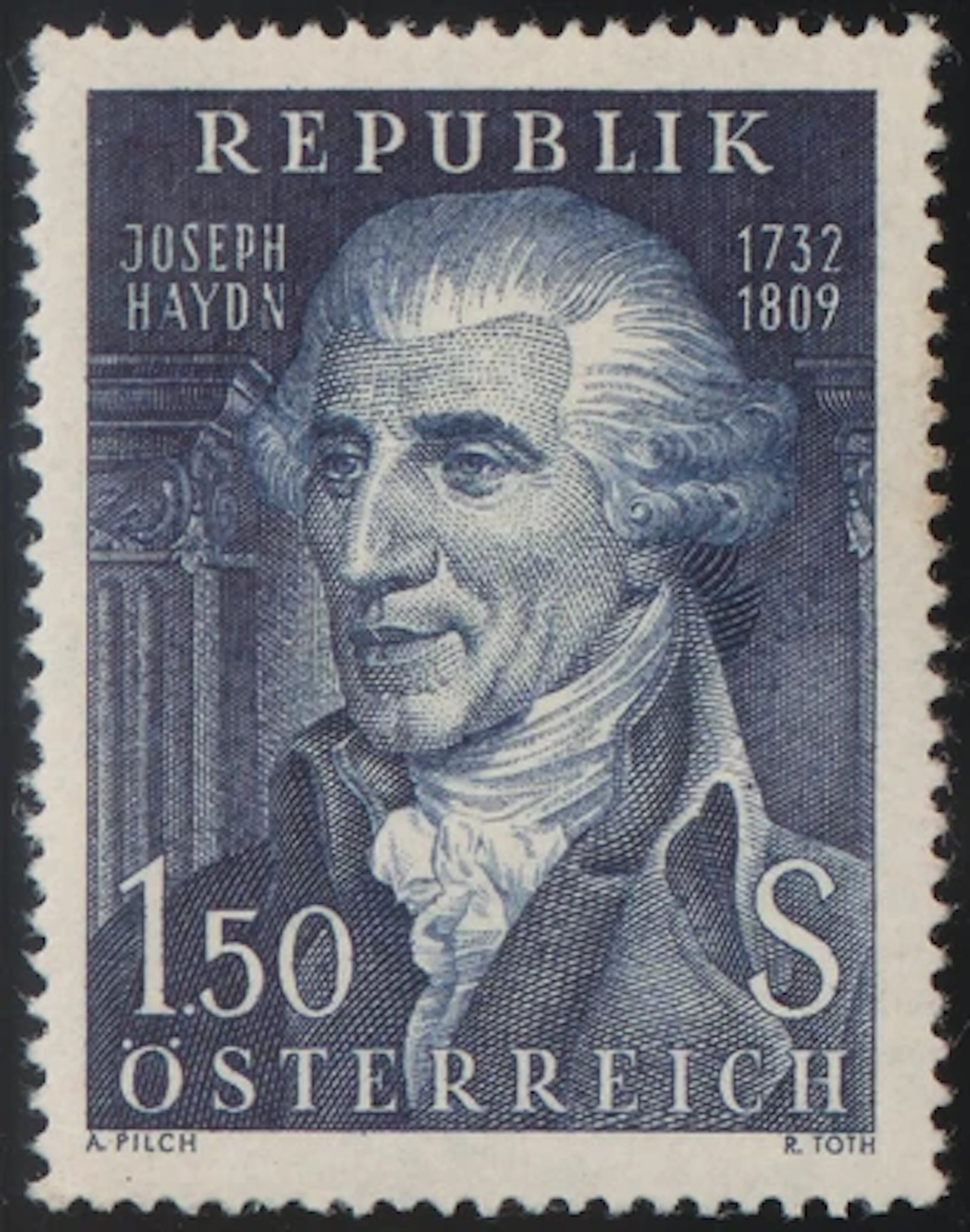 ** - Österr. Nr. 1083 PI (150. Todestag Joseph Haydn als PROBEDRUCK