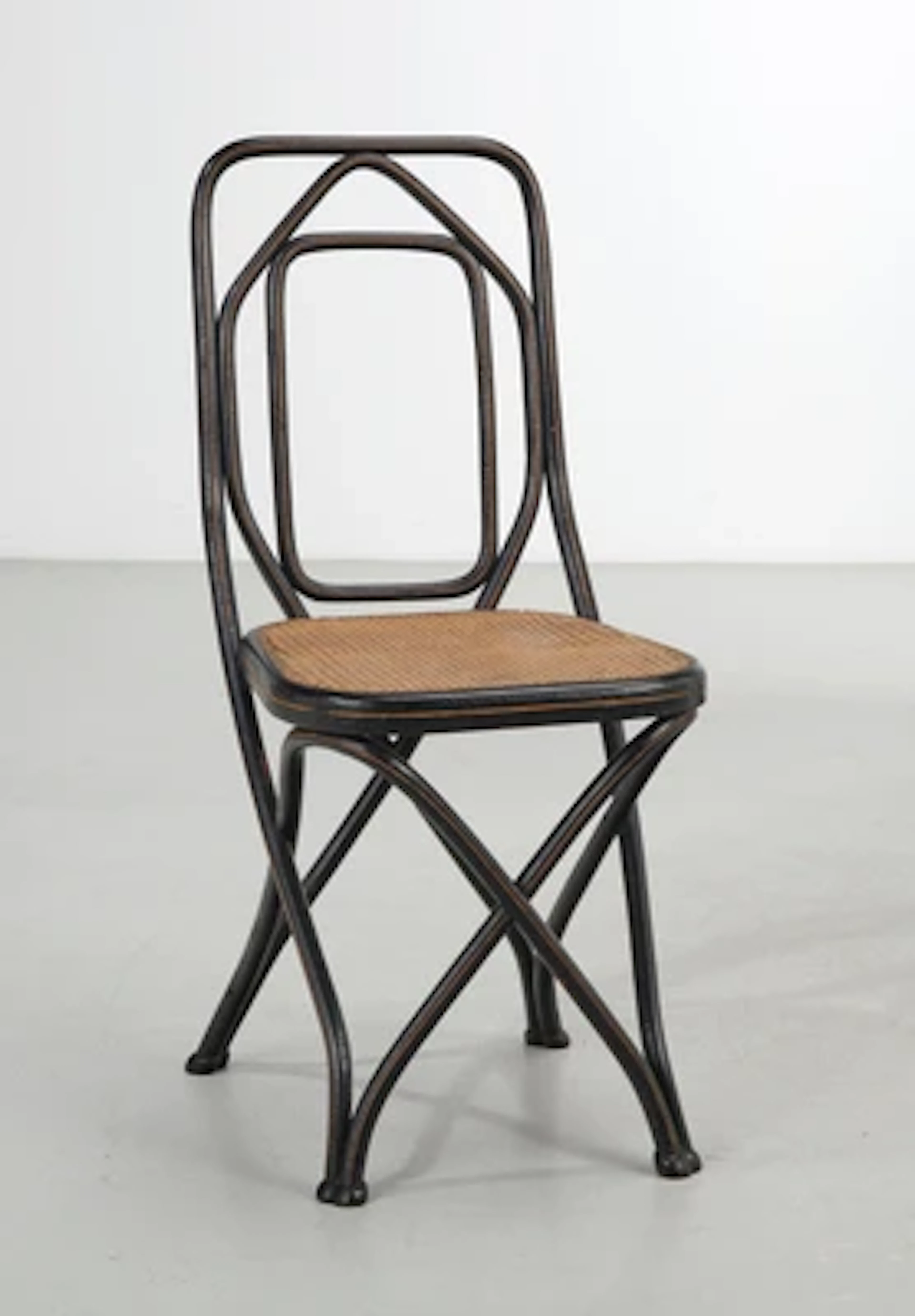 Stuhl (Sessel), Modellnummer: 51 (Vergleich den sog. "Demonstrationssessel"), Entwurf: 1883-1890, vermutlich August Thonet, Ausführung: Firma Thonet, Bistritz