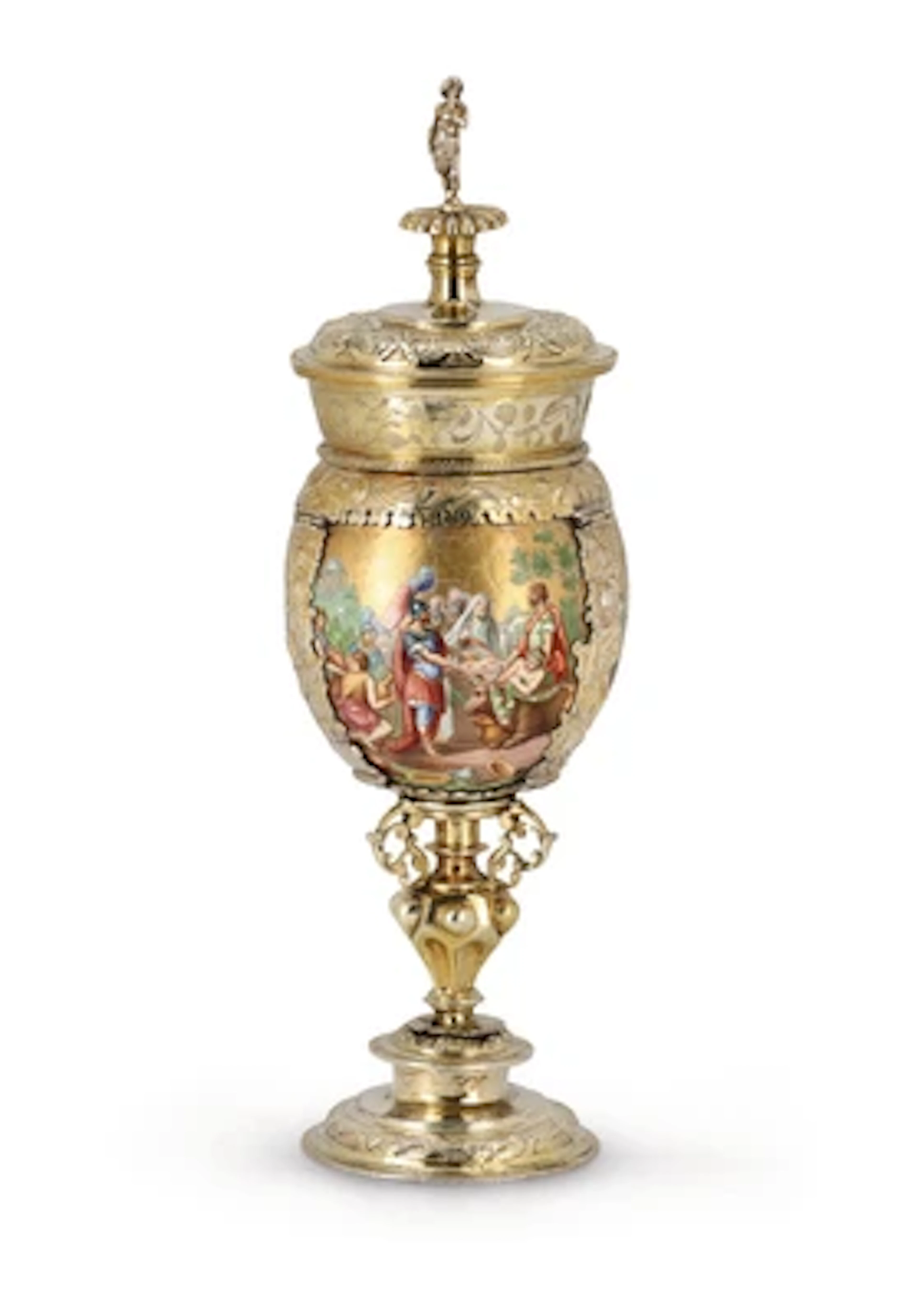 A Magnificent Enamelled Goblet
