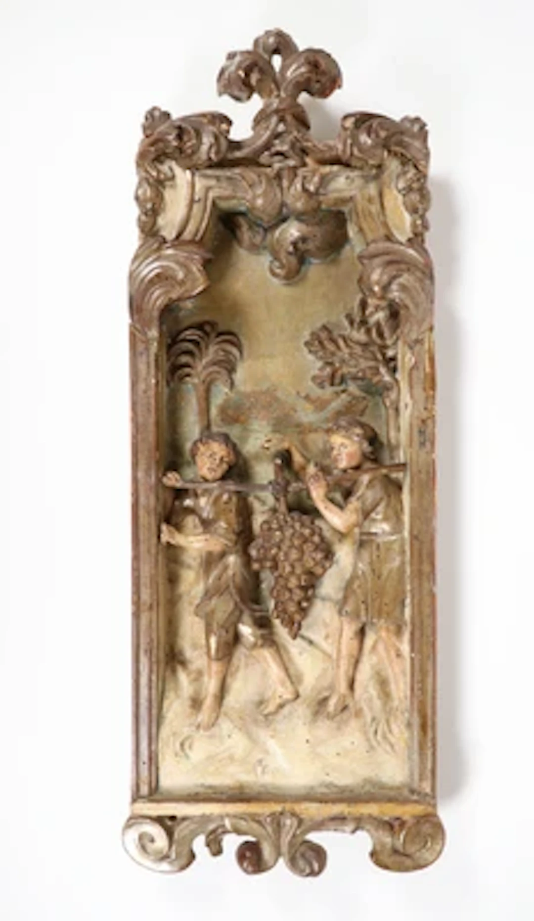 Kundschafter mit der Traube oder Rückkehr von Josua und Kaleb, Relief