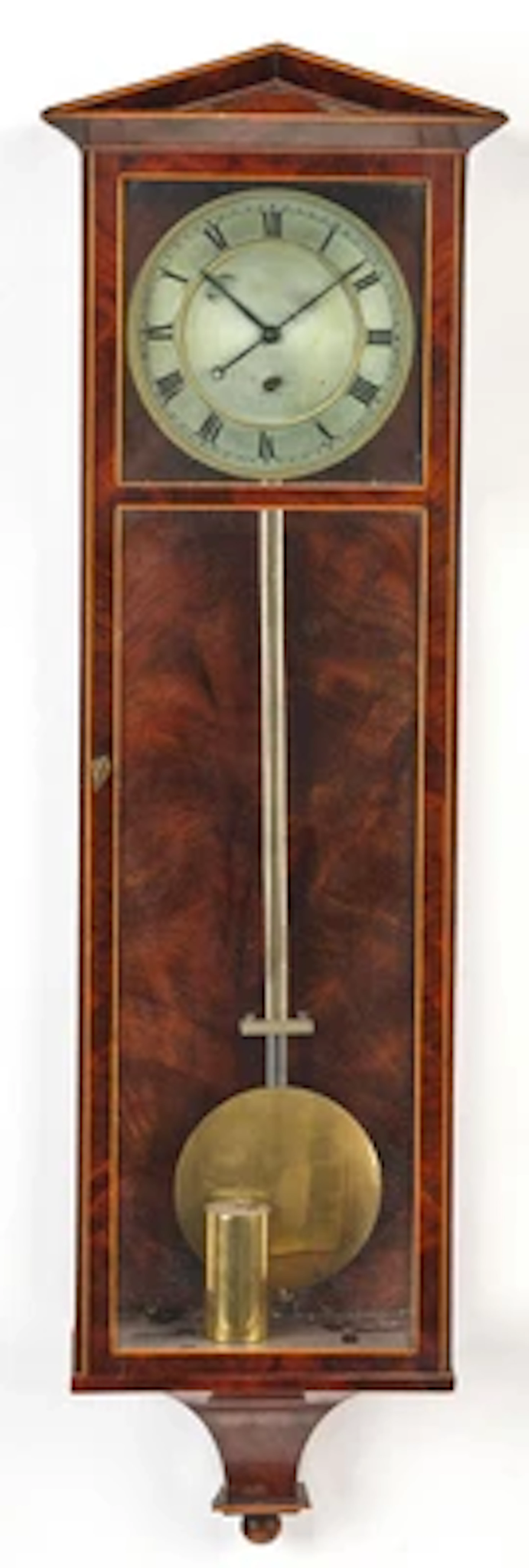 Kleine Biedermeier Dachluhr