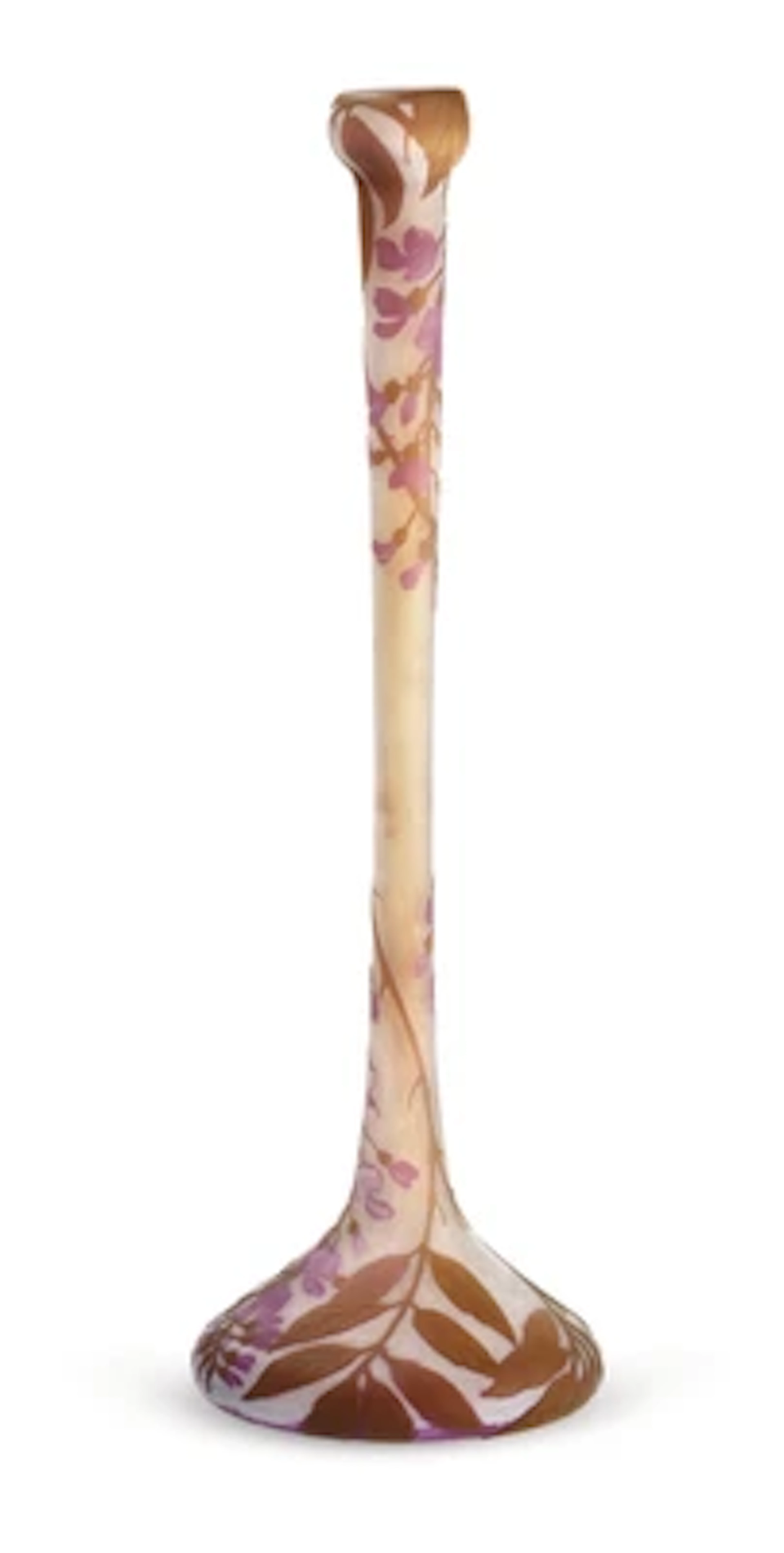Hohe Vase "Fuchsia", Legras & Cie., St. Denis, um 1900/14