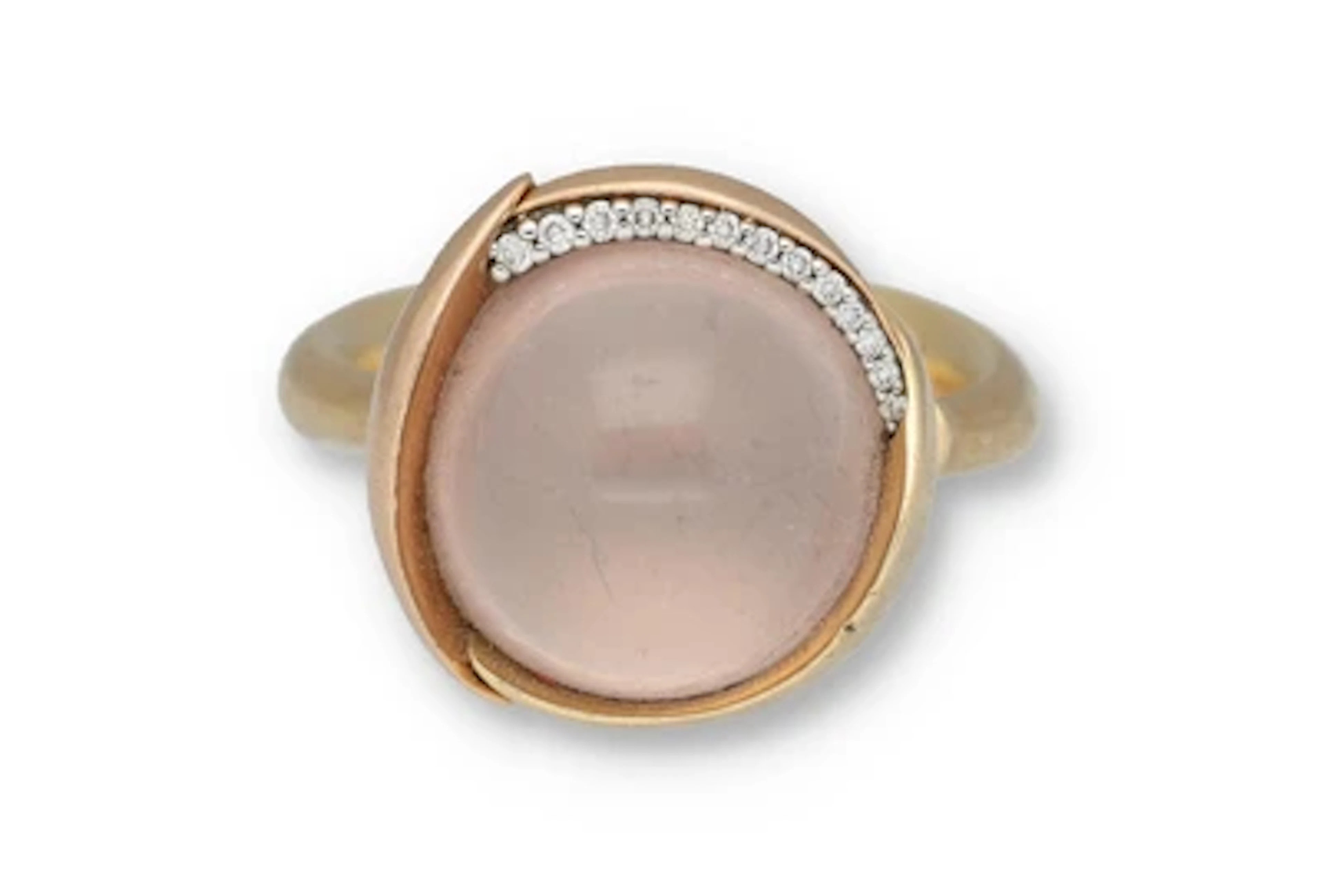 Ole Lynggaard Lotus Brillant Rosenquarz Ring