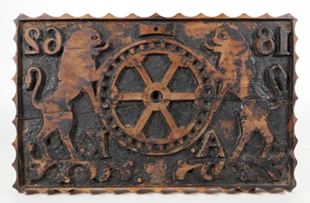 Druckmodel, datiert 1862