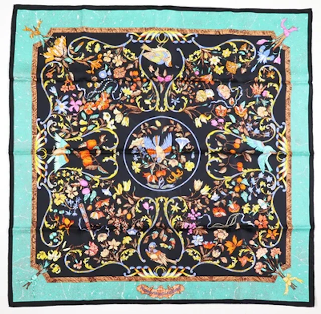 Hermès Tuch "PIERRES d'ORIENT et d'OCCIDENT"