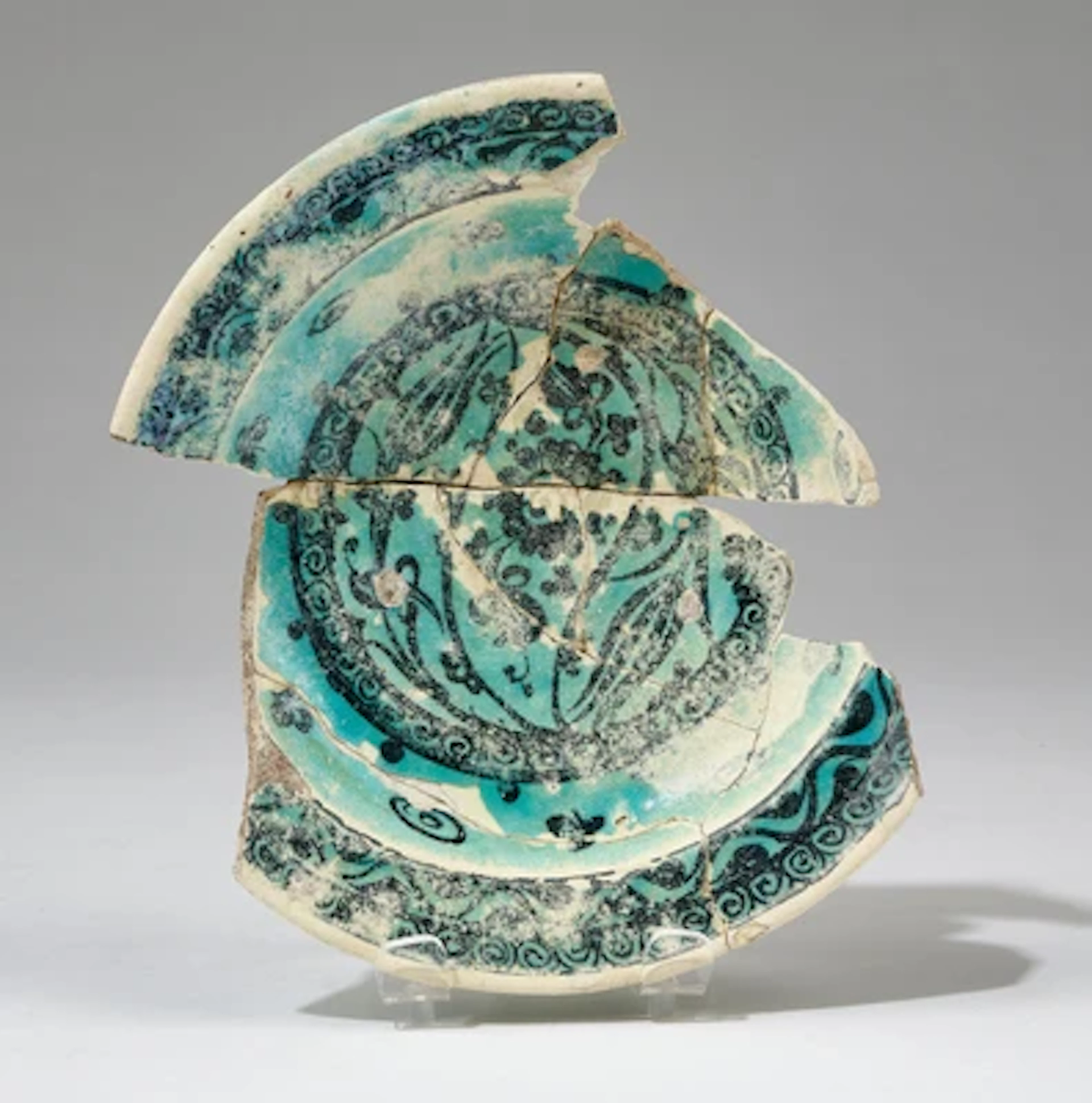 Fragment einer Schale, Kaschan, Iran, 13.-14. Jh.