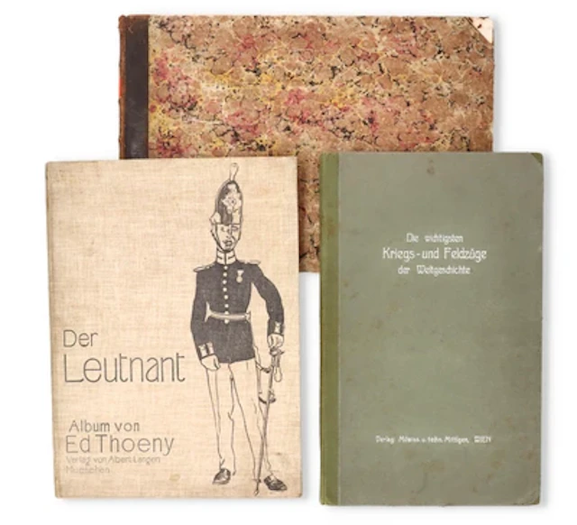 K. u. k. Armee und dt. kaiserl. Armee - Konvolut von 3 Büchern: