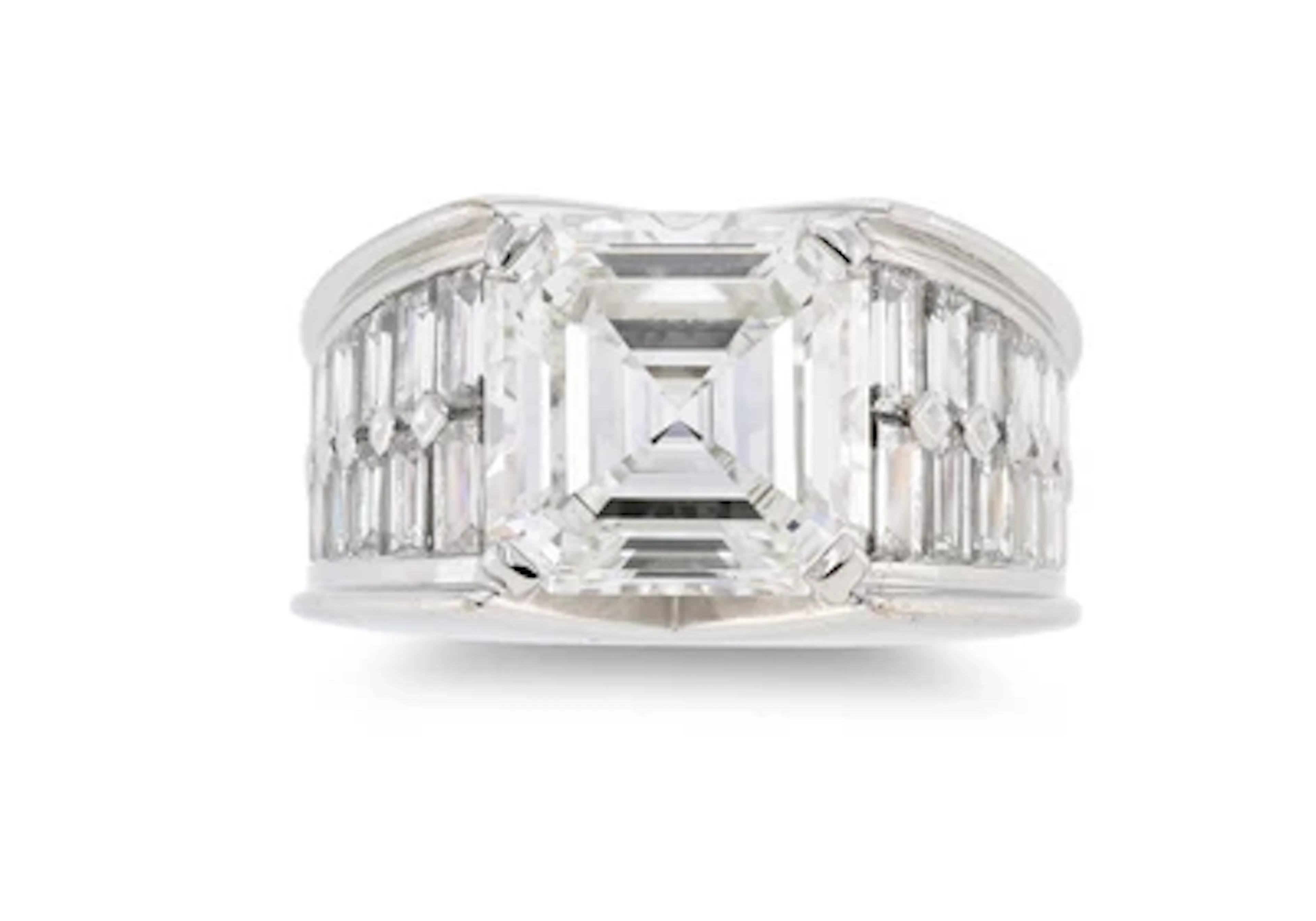 Cartier diamond ring 5.37 ct