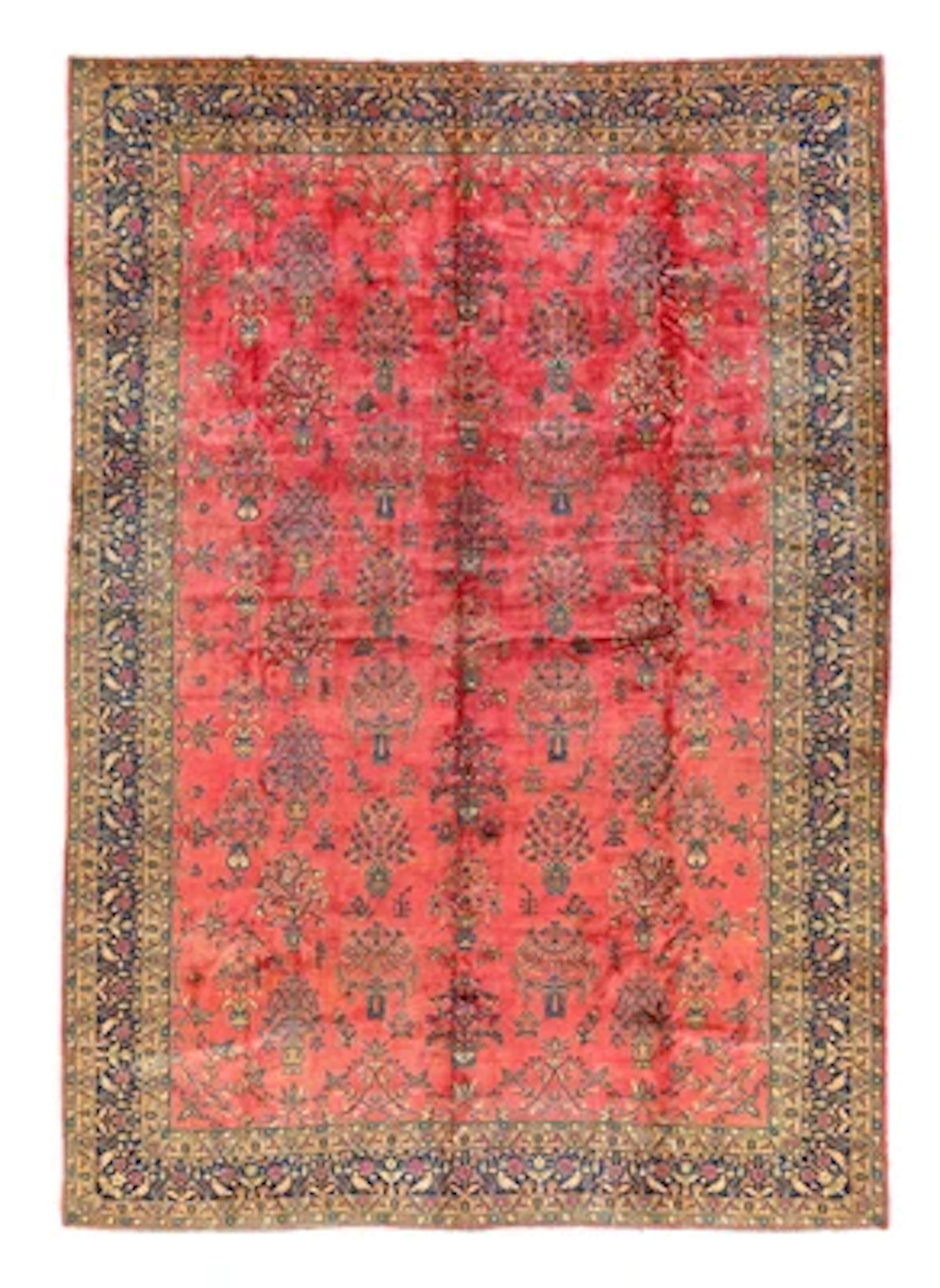 A Kashan Manchester Carpet, Iran, c. 509 x 358 cm