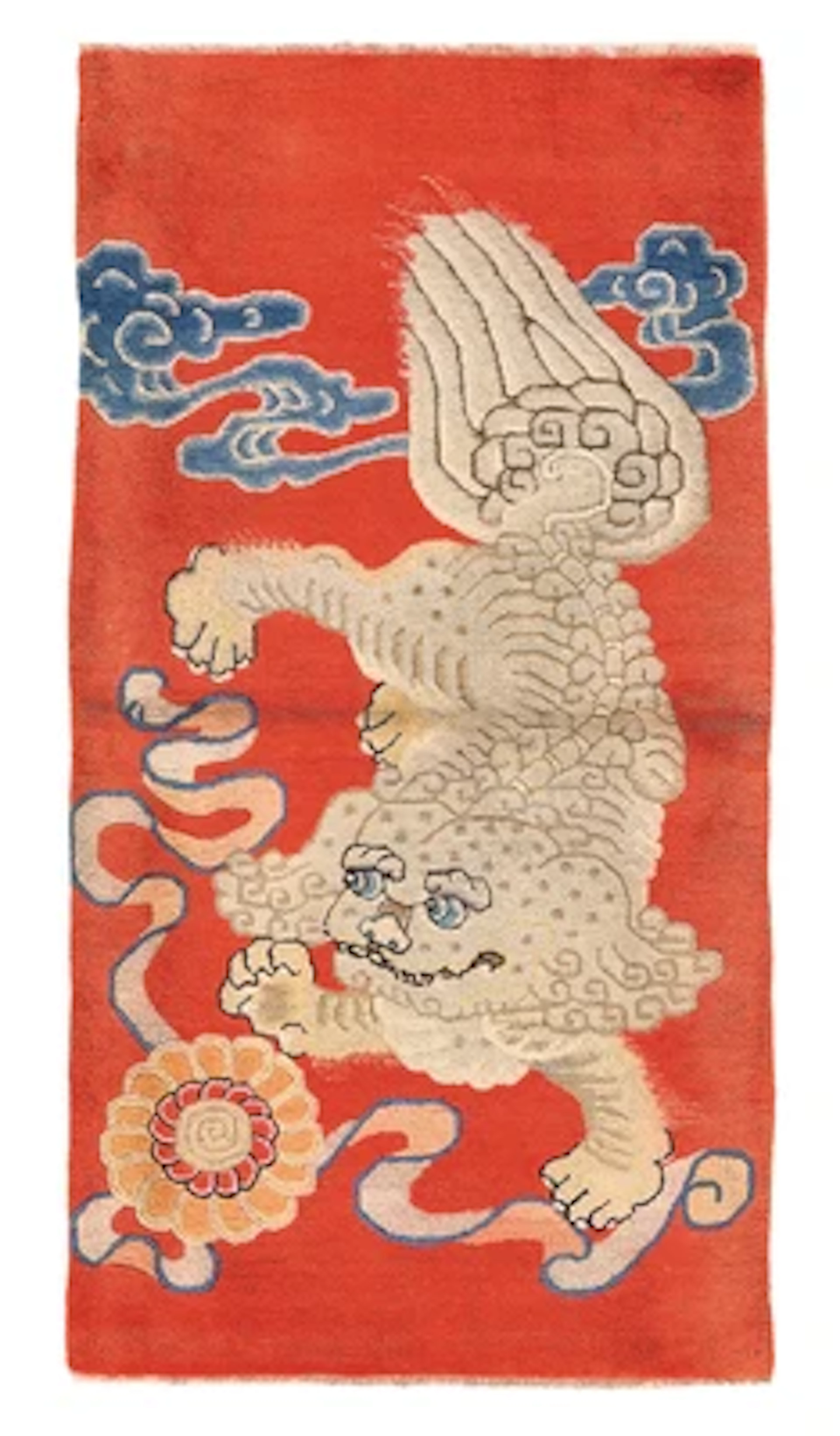 Foo Carpet, North-Eastern China, c. 150 x 80 cm