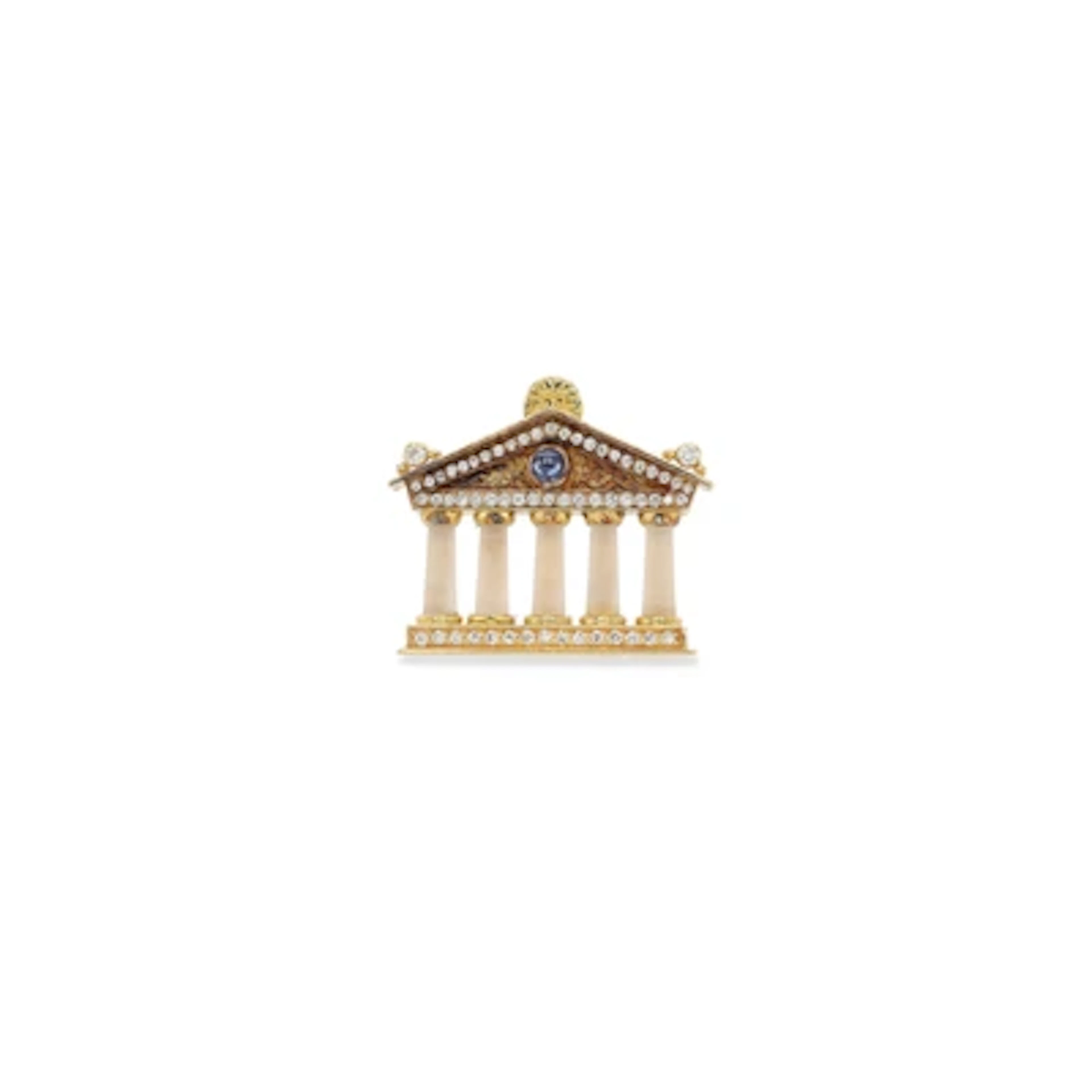 Bulgari temple brooch