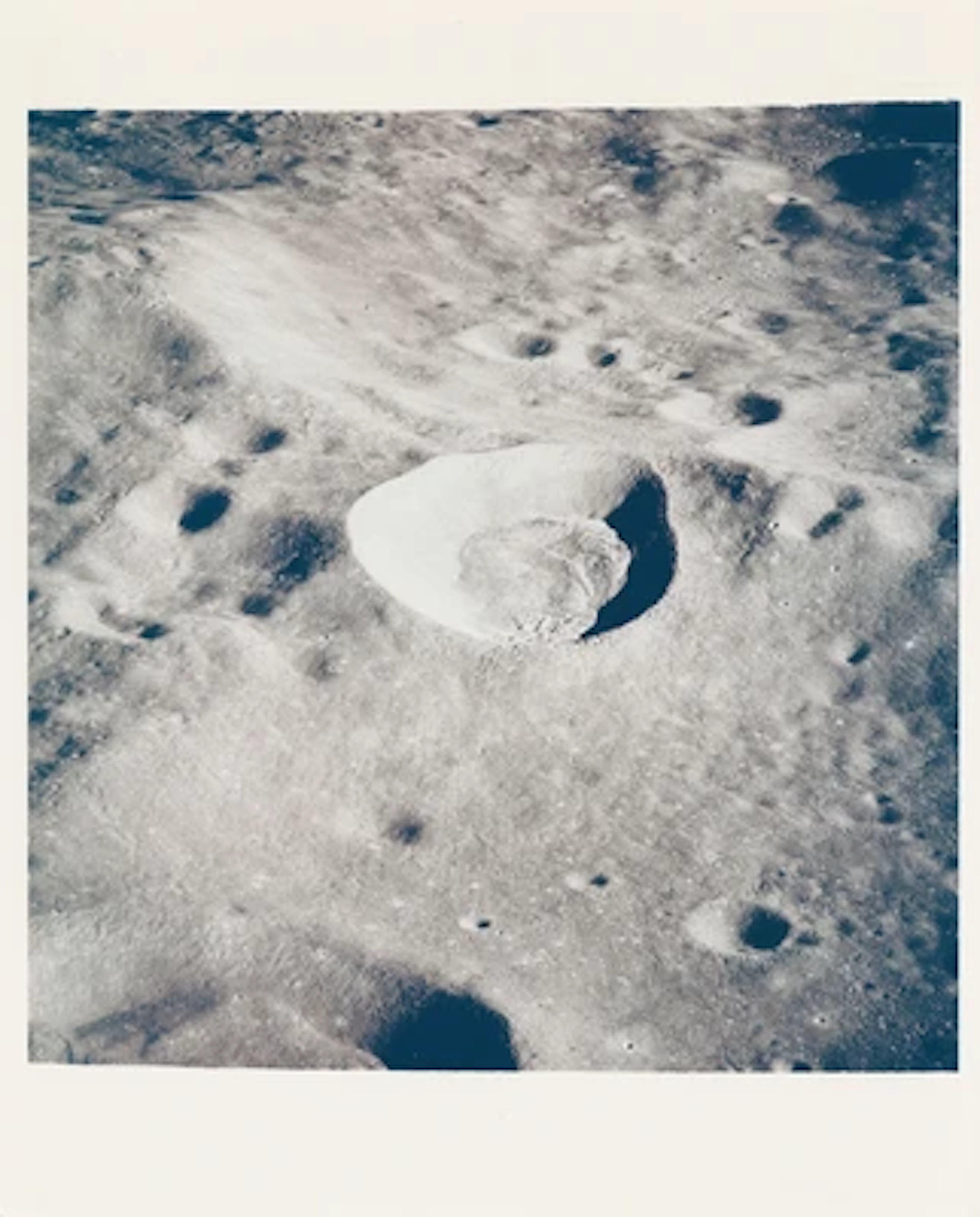 APOLLO 10 - Striking Crater on the Moon's Farside