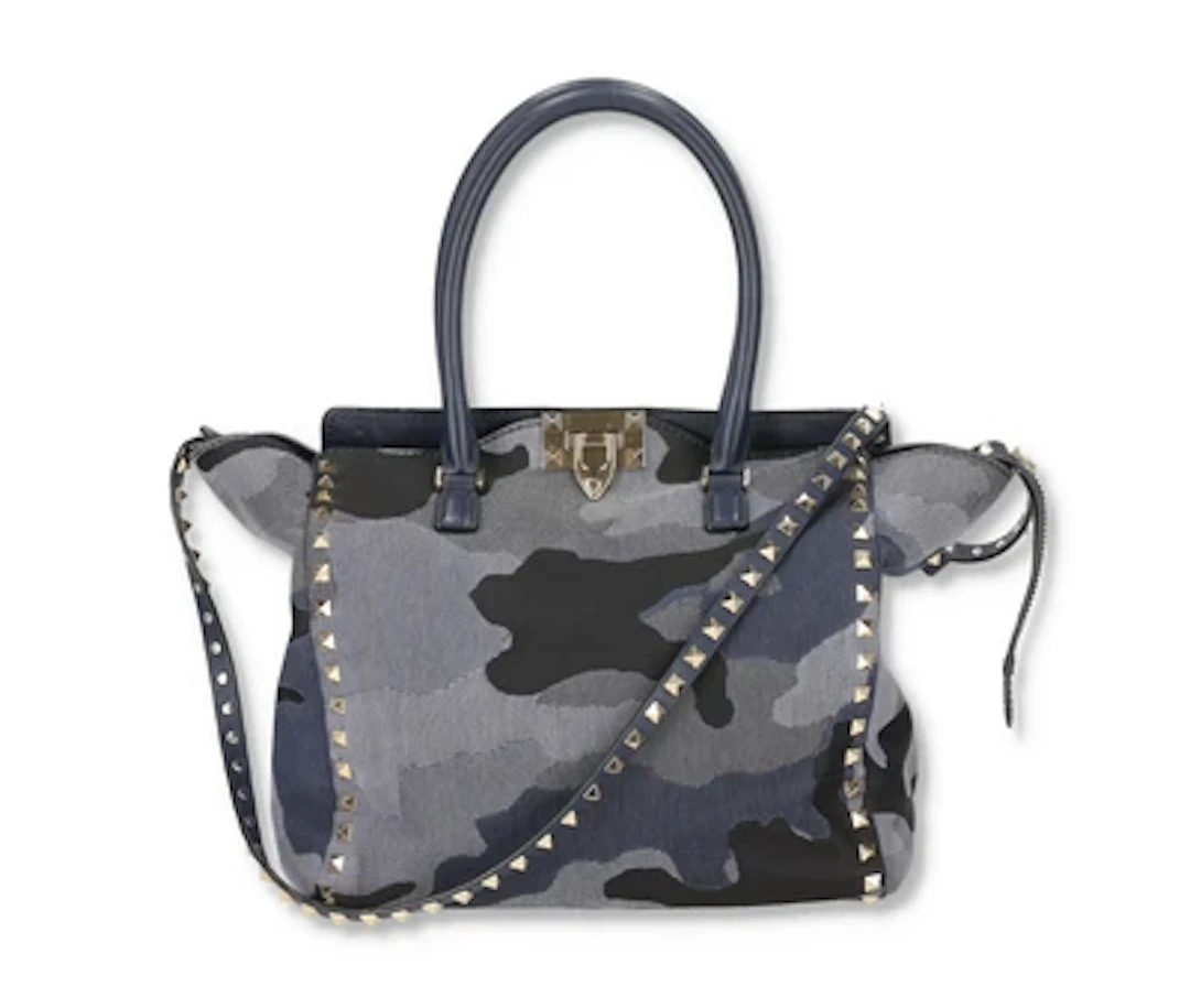 VALENTINO GARAVANI Rockstud Camouflage Tasche