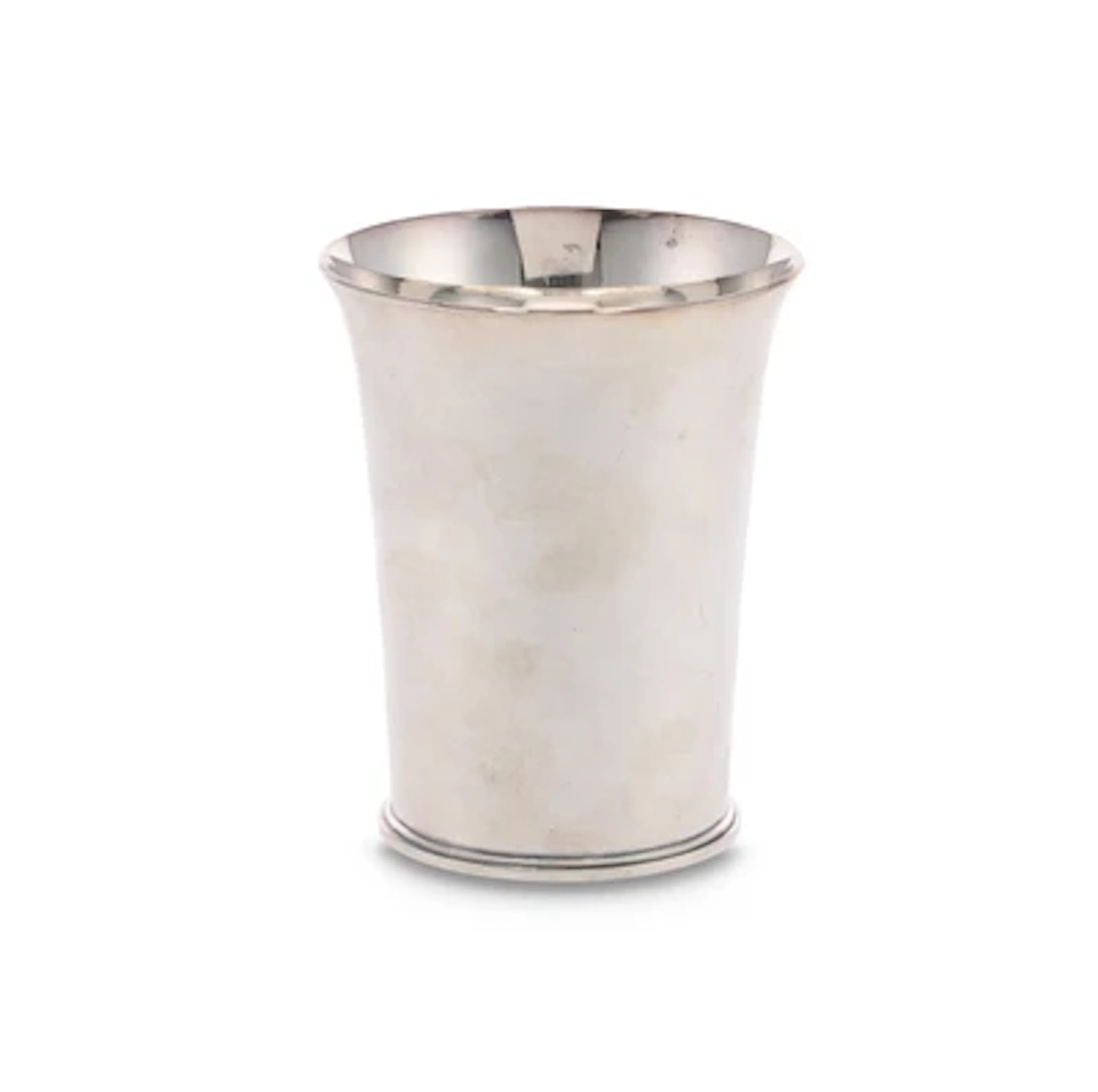 Harald Nielsen, a sterling silver beaker, decoration: Pyramid, model