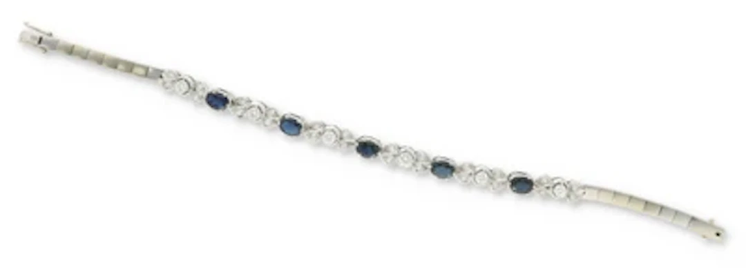 Brillant Saphir Armband