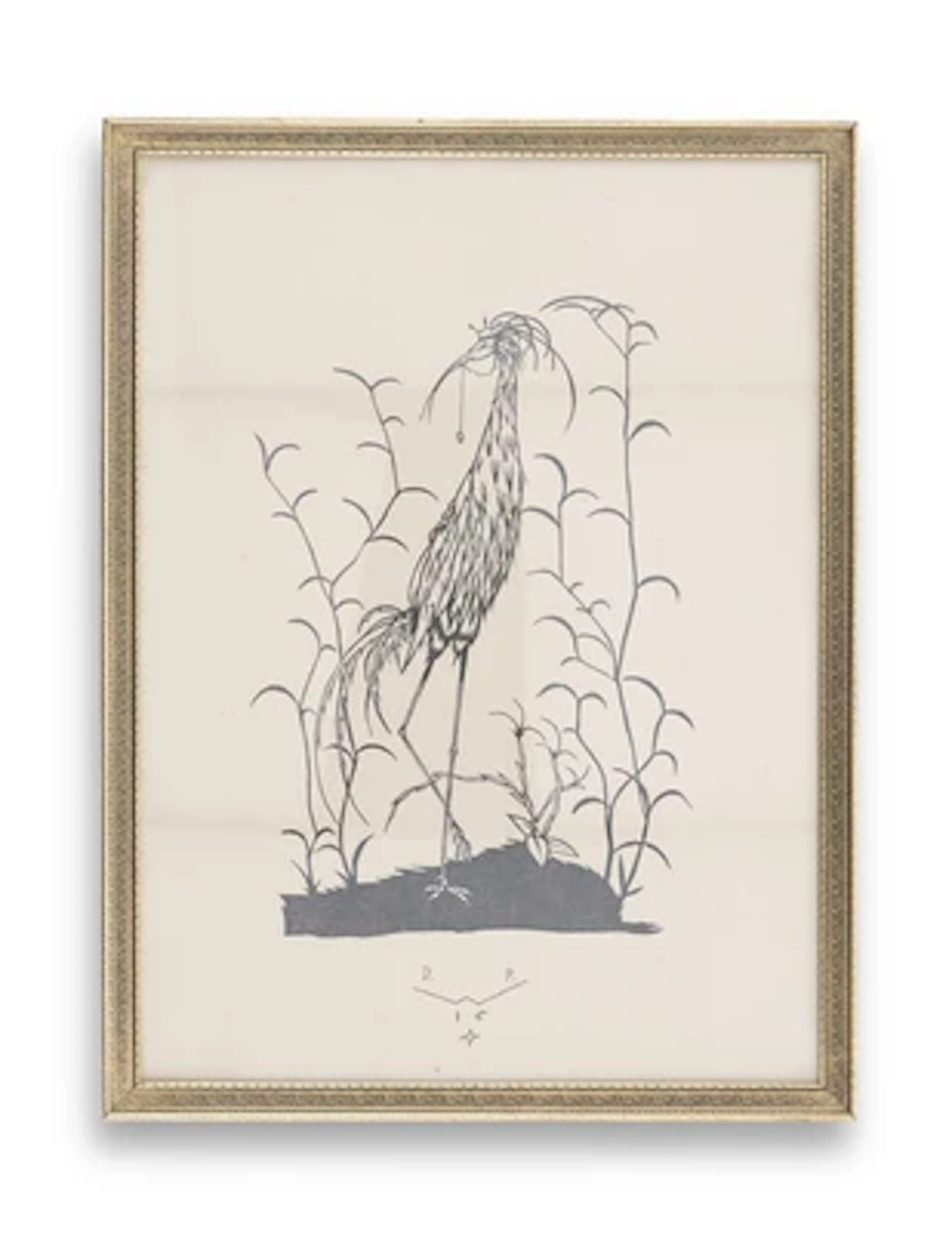 Dagobert Peche, a decorative bird (“Dekorativer Vogel”), Vienna, 1915