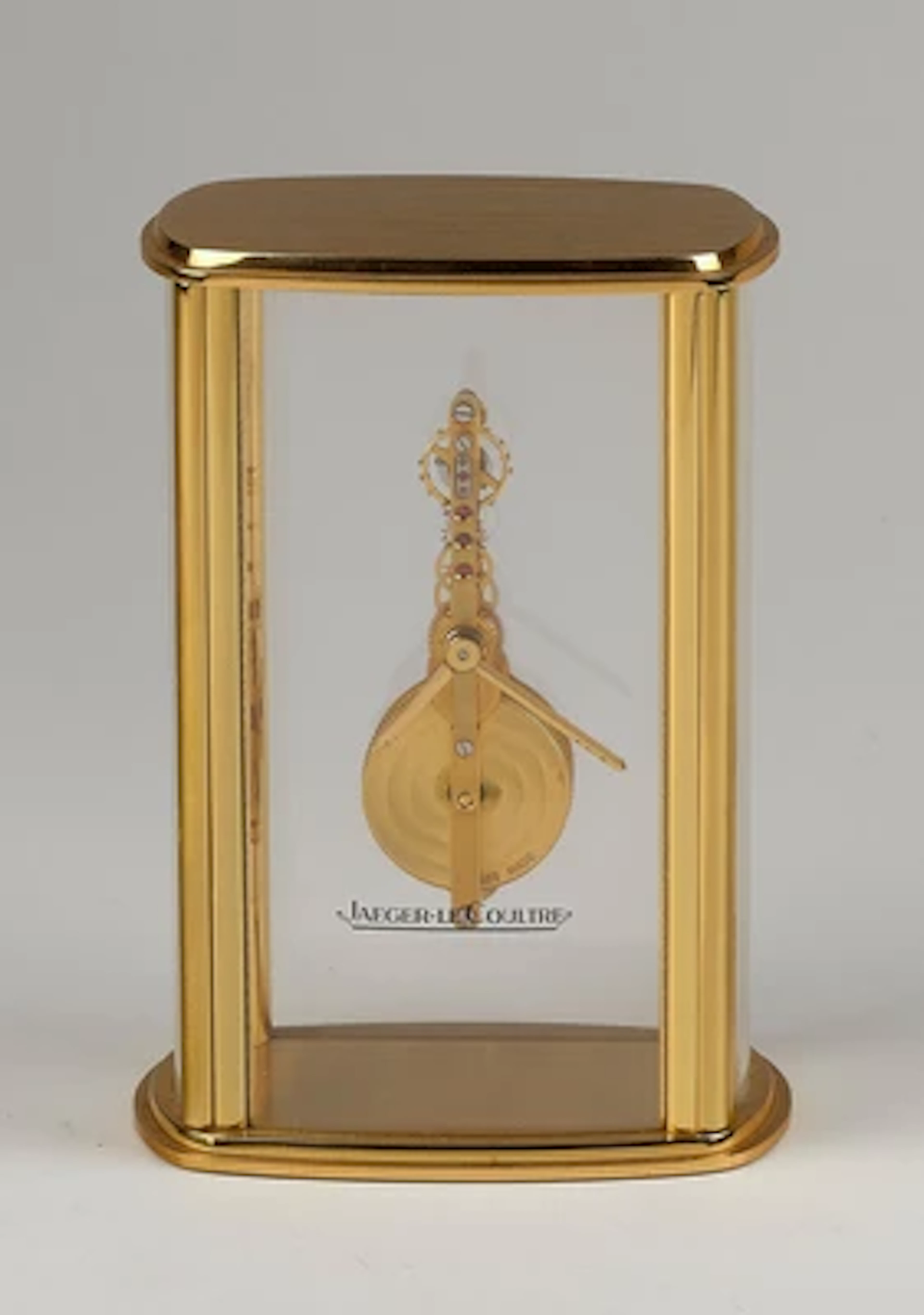Kleine Tischuhr Jaeger LeCoultre Stäbchenwerk,