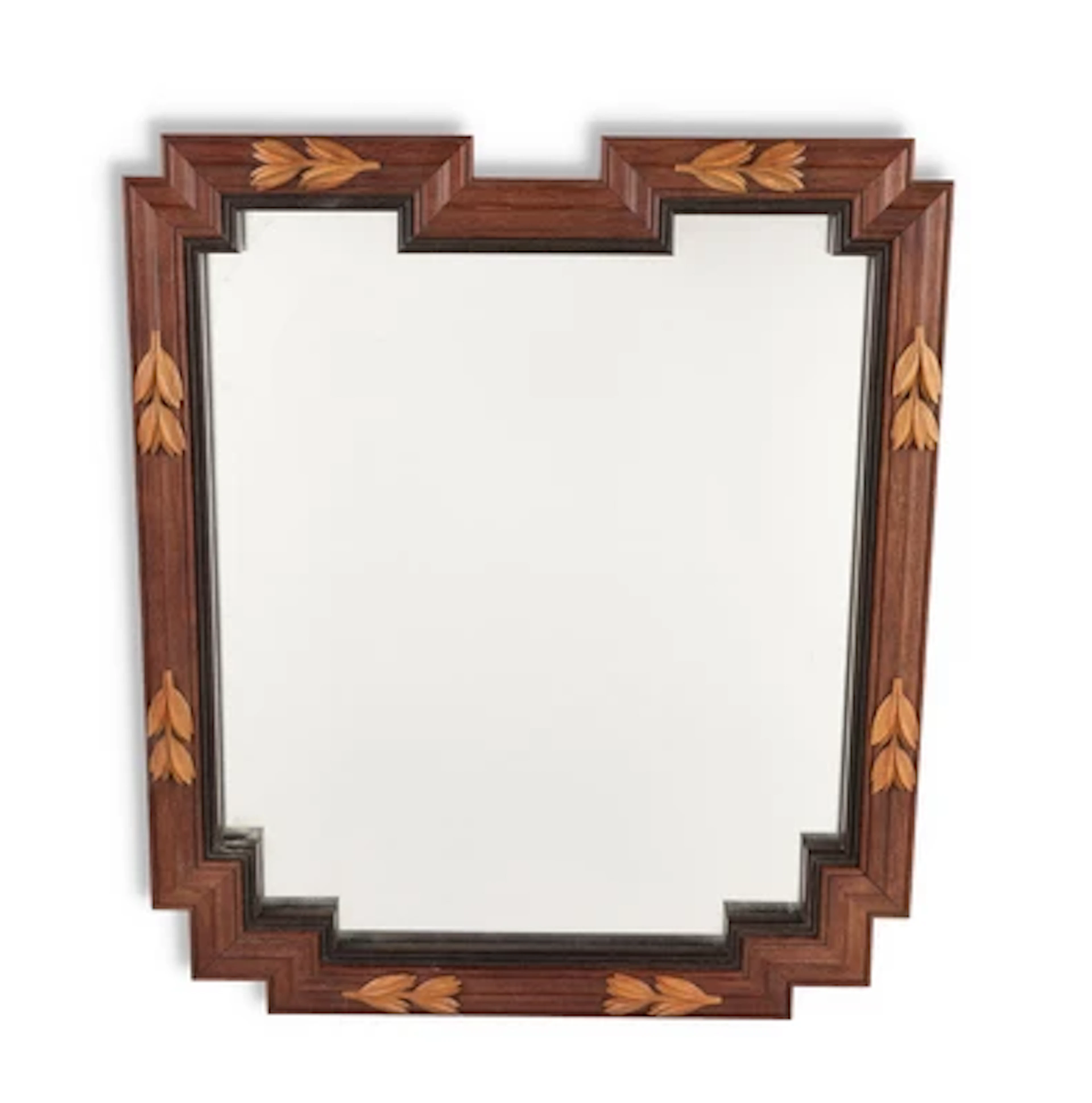A wall mirror, attributed to Josef Hoffmann, executed probably by