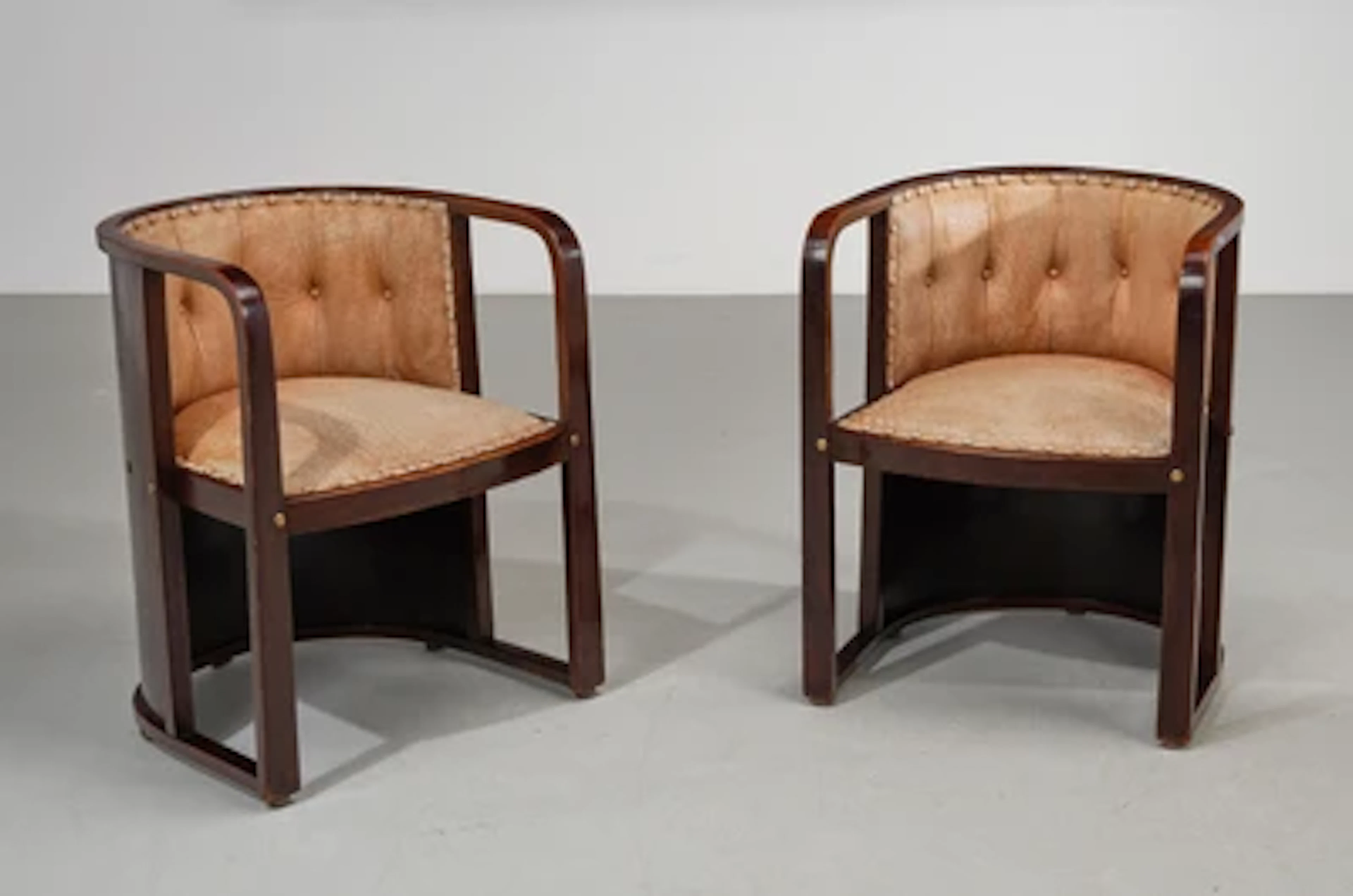 Josef Hoffmann, a pair of armchairs (‘Armlehnsessel’), model number