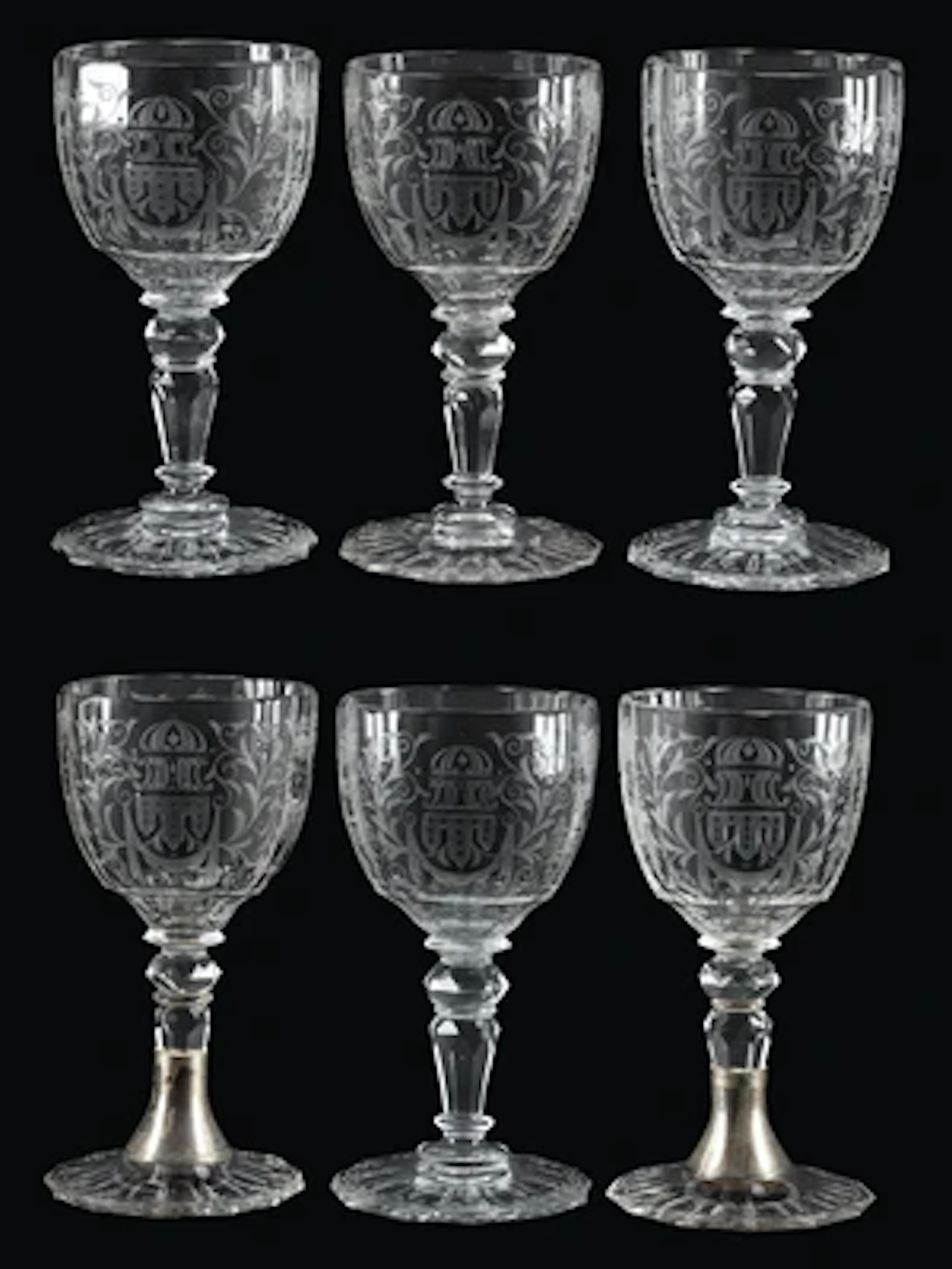 Sechs Weingläser, TS 206 Maria Theresia, J. & L. Lobmeyr, Wien